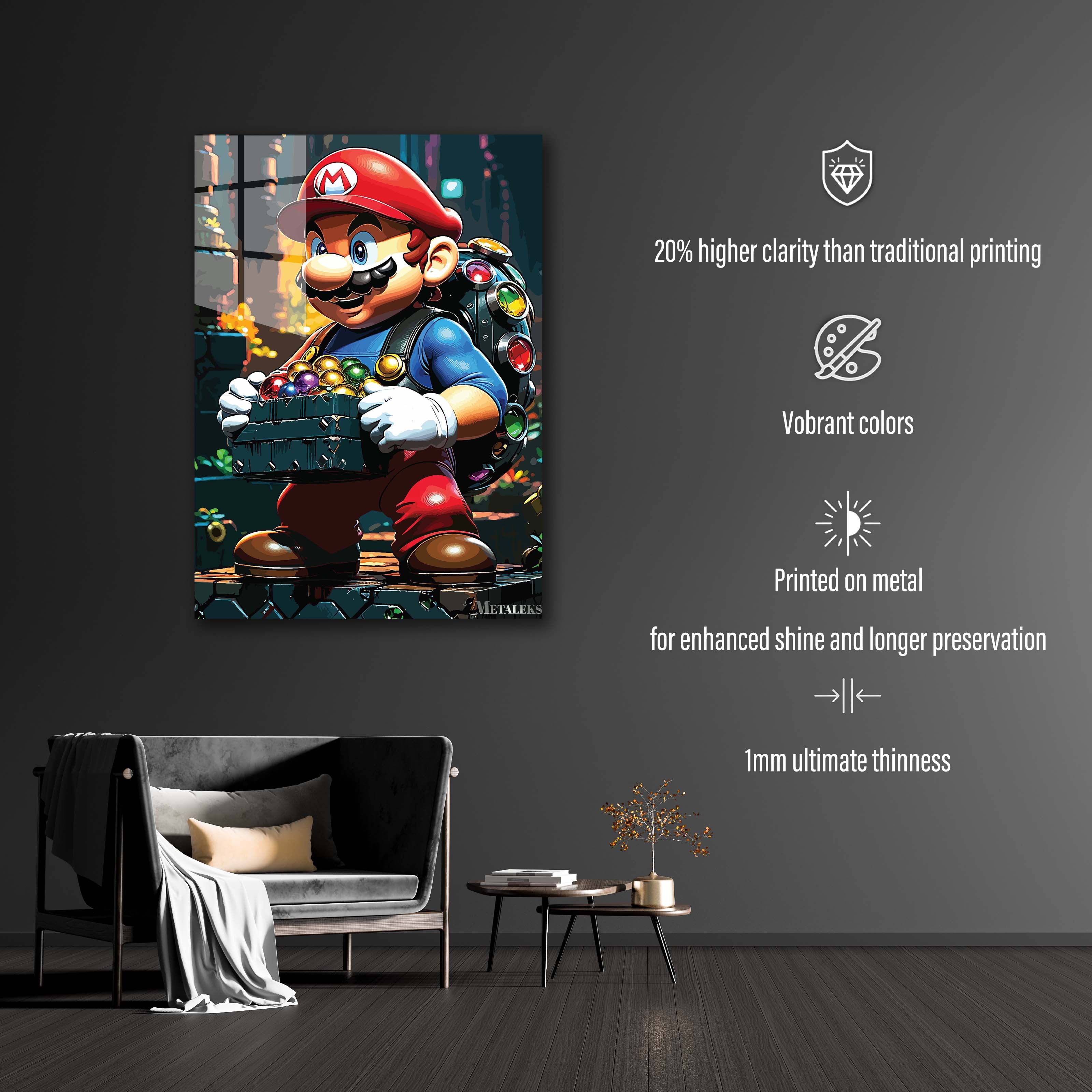Super Mario Gaming-designed by @Grafity Artistry