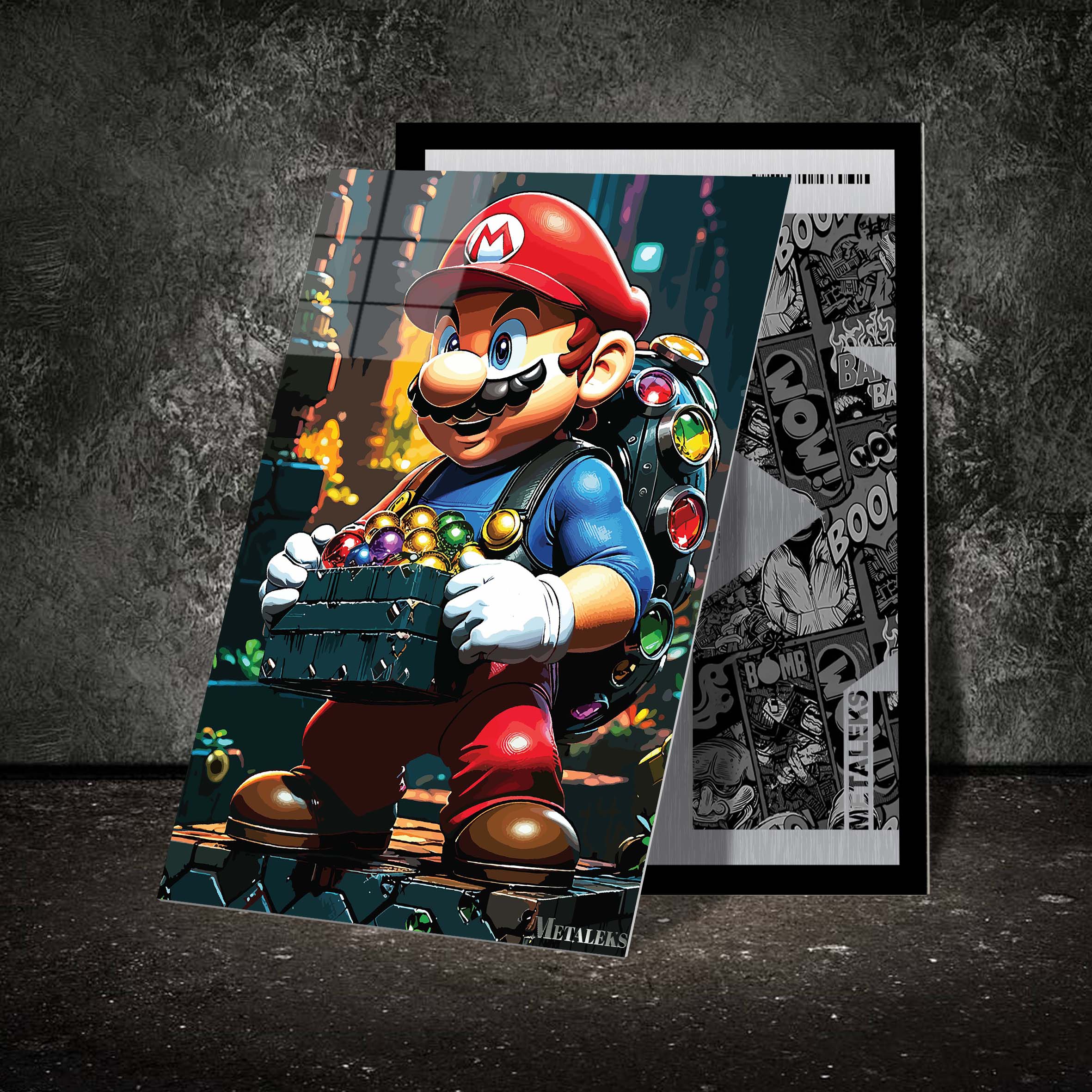 Super Mario Gaming-designed by @Grafity Artistry