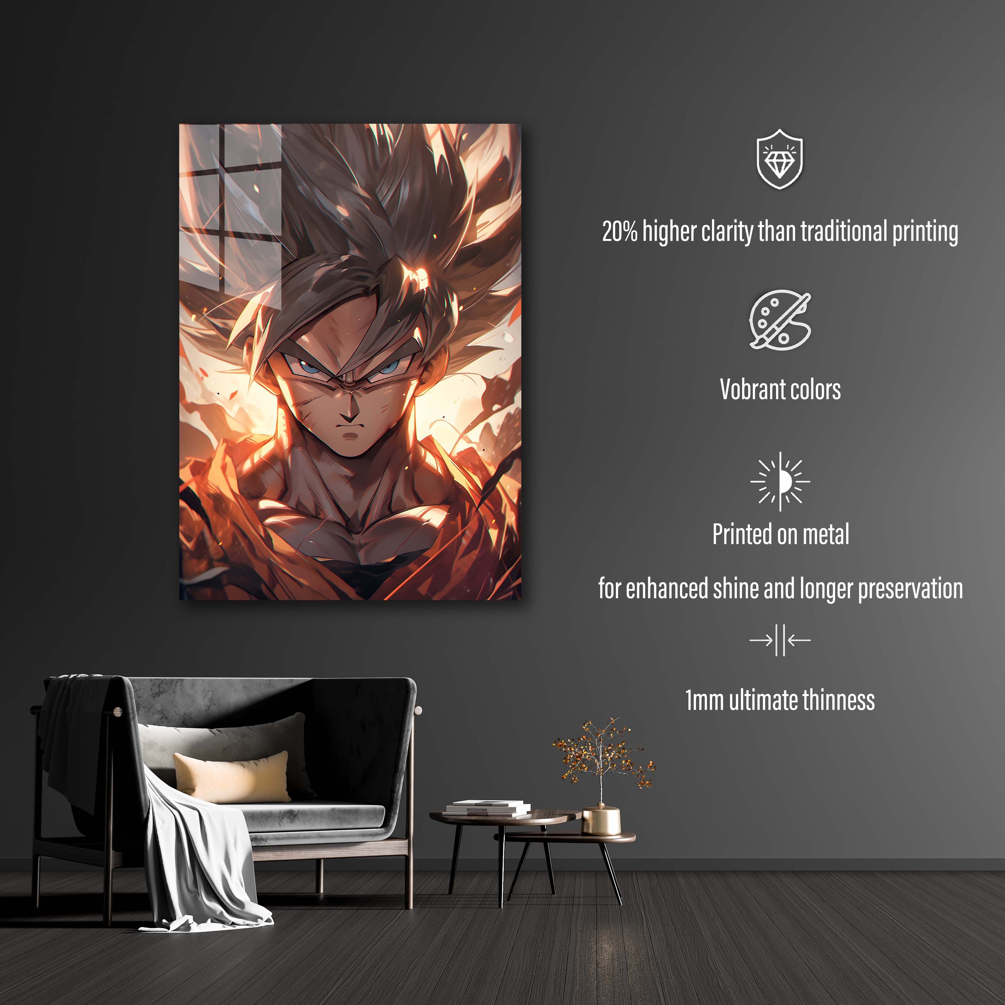 Super Saiyan Goku-designed by @Artfinity