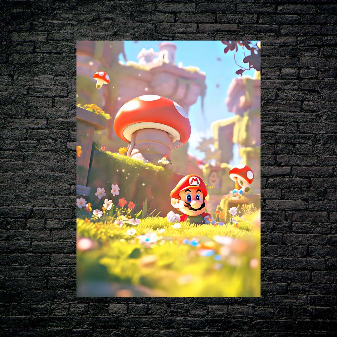 Super mario in nature-designed by @Vid_M@tion