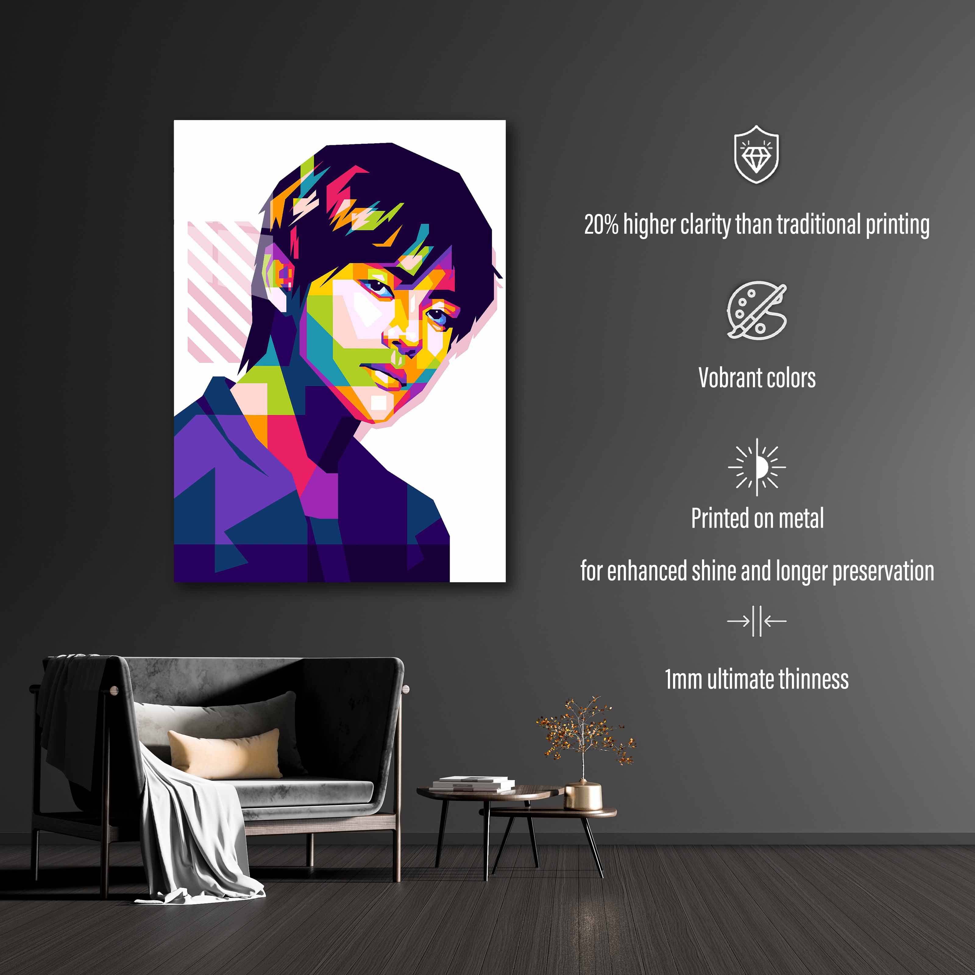 Taehyung BTS Poster-Artwork by @mmarwpap
