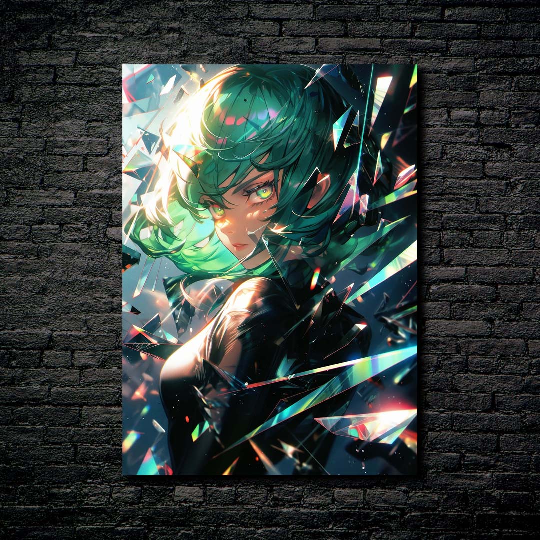 Tatsumaki from One Punch Man art-designed by @visinaire.ai