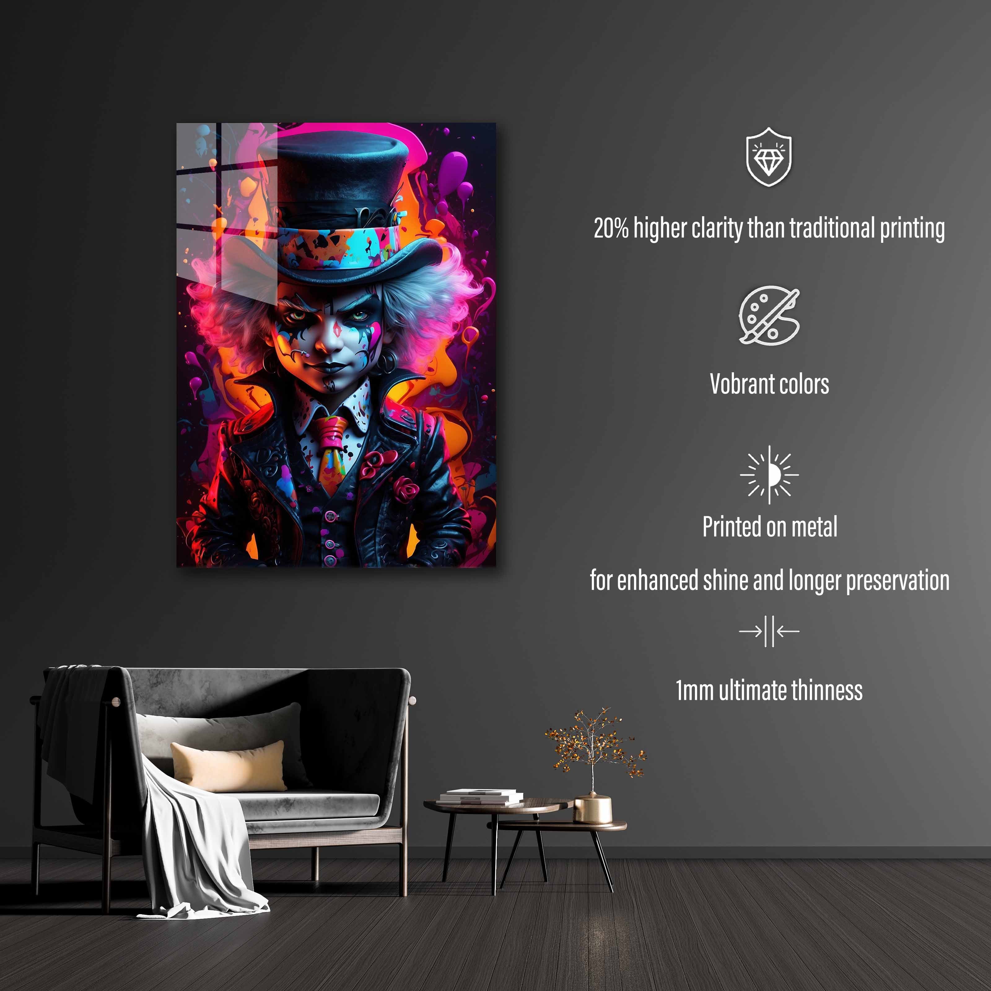 The Mad Hatter -rtwork by @Vivid Art Studios