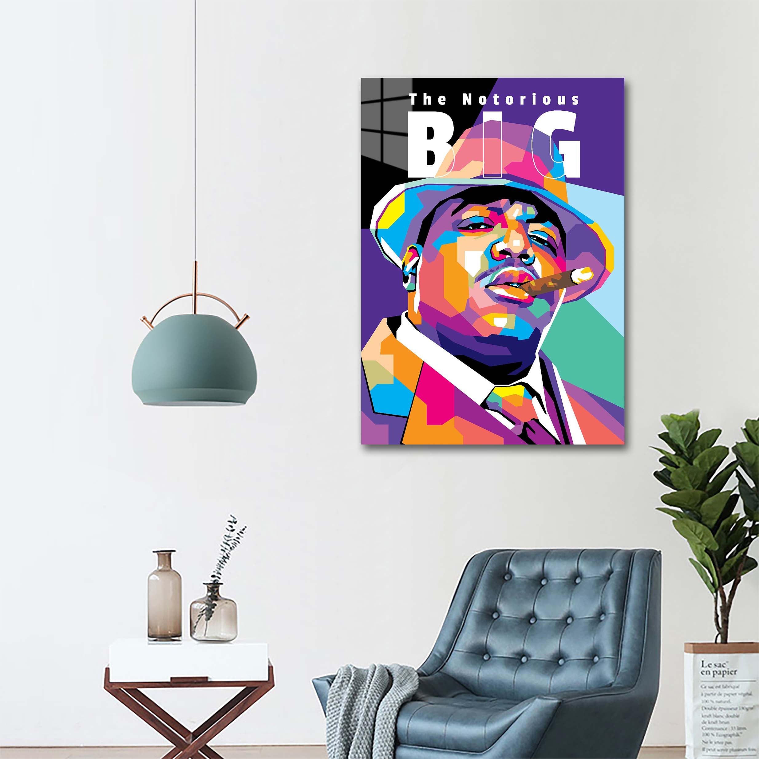 The Notorious B.I.G. in WPAP Style-designed by @V Styler