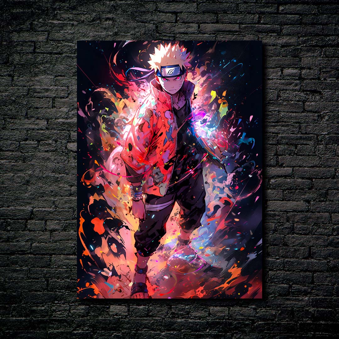 The dazzling Naruto-designed by @Ai_inkdreams