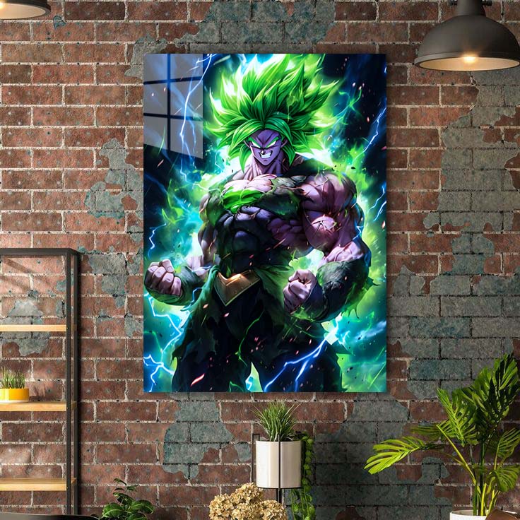 The legend Broly-designed by @Ai_inkdreams
