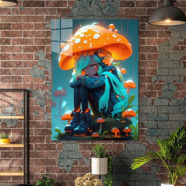The mushroom girl-designed by @Nephtys__s