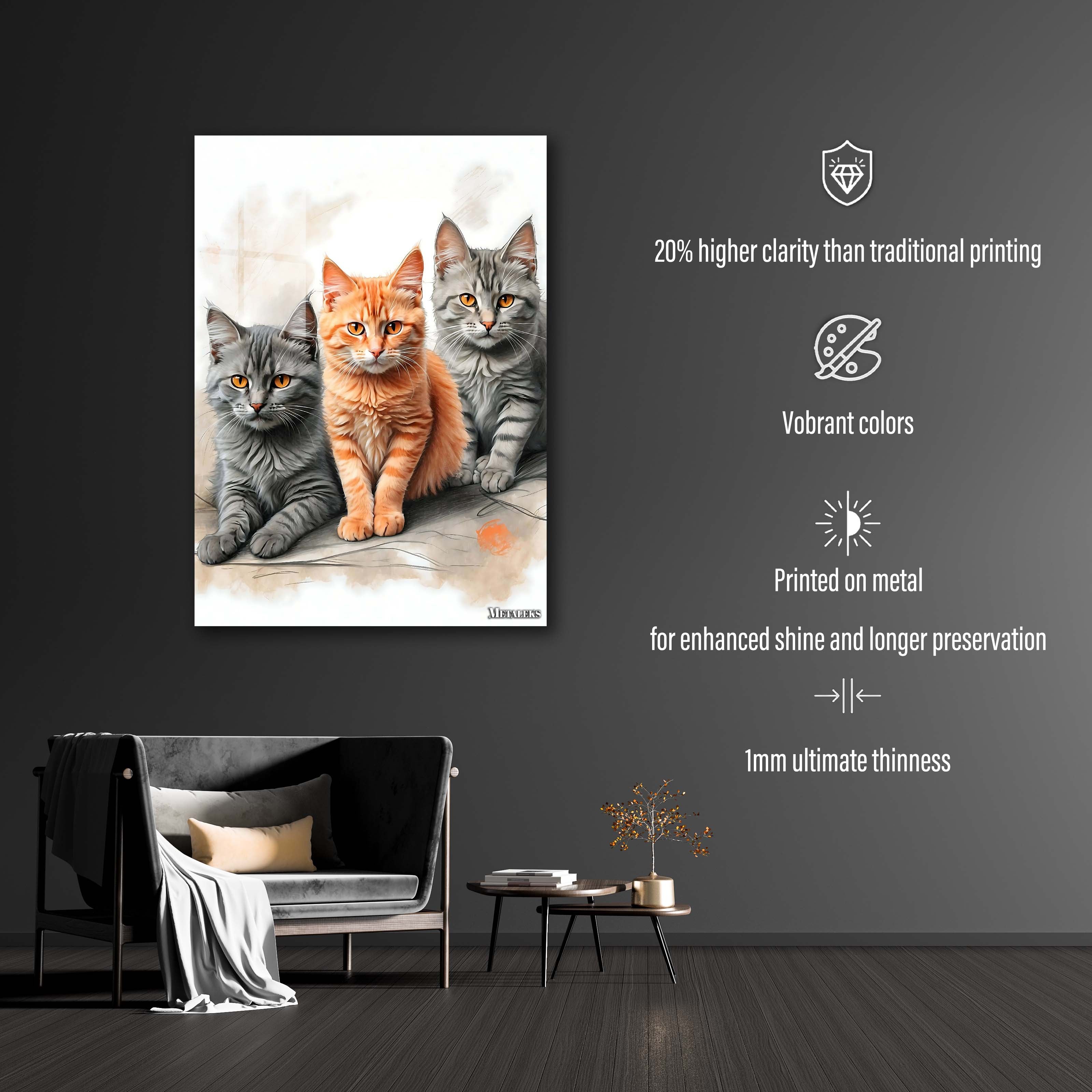 Three Cats-designed by @Wijaki Thaisusuken