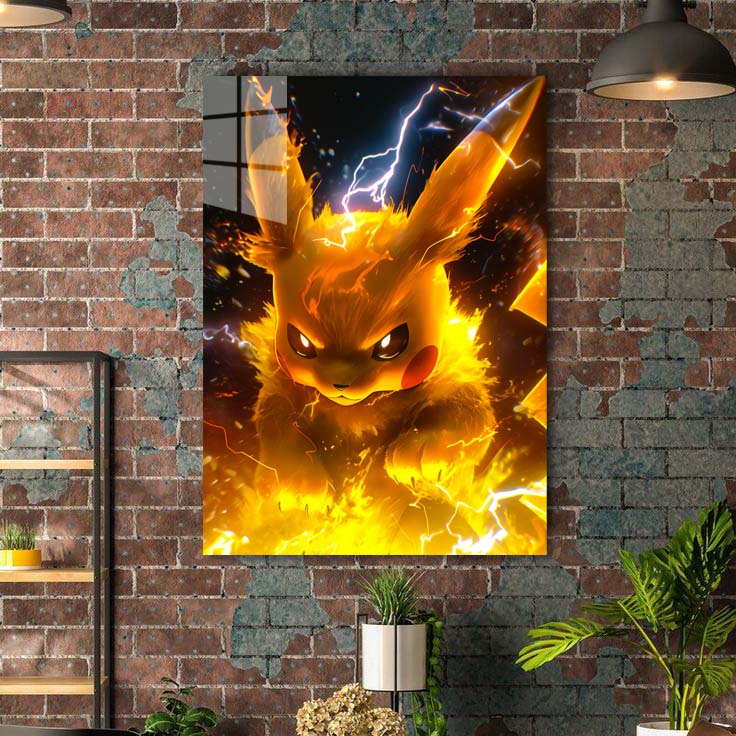 Thunderbolt pikachu-designed by @Ai_inkdreams