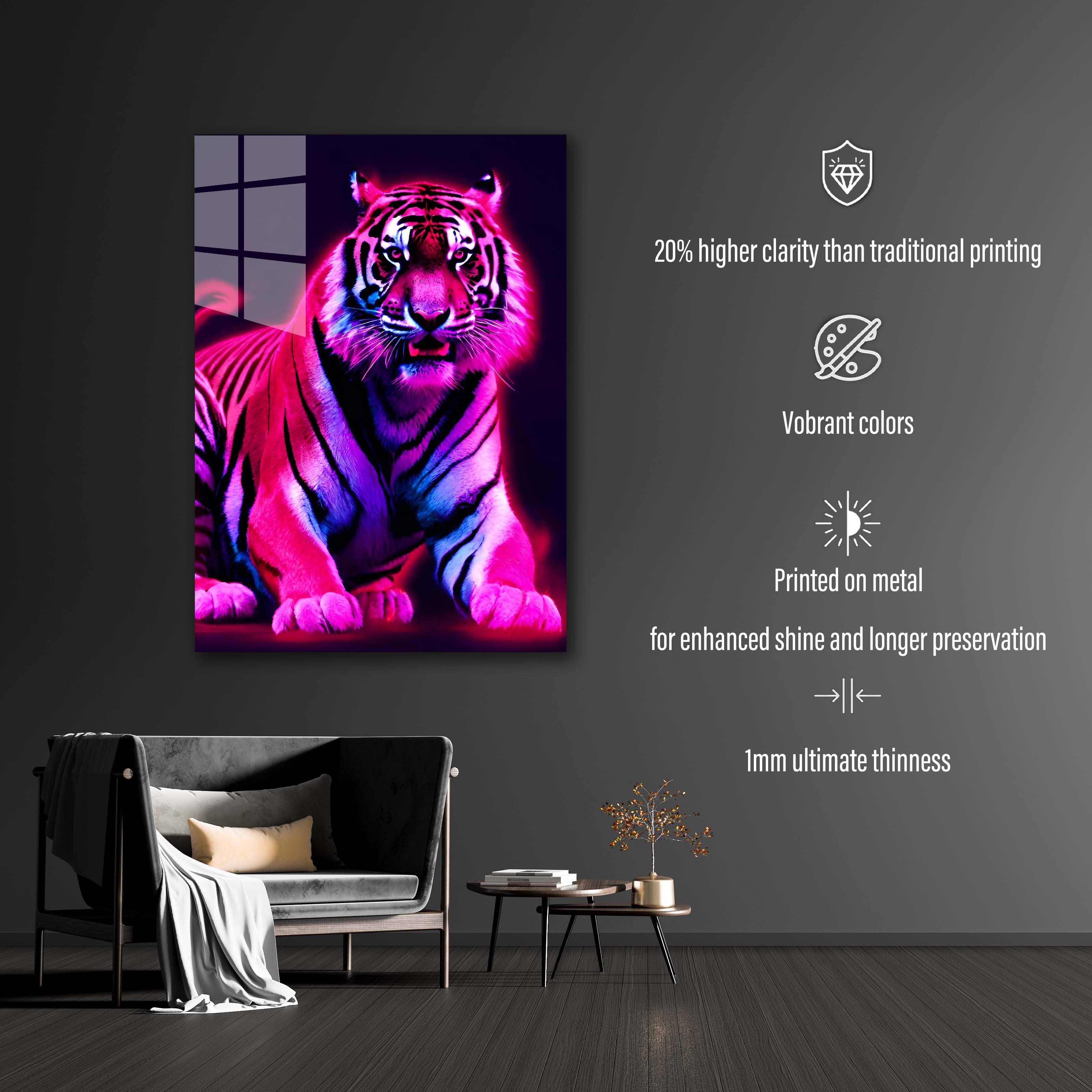 Tiger Retrowave-designed by @DynCreative