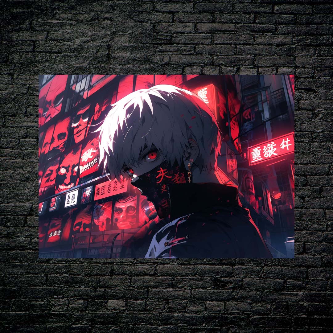 Tokyo Ghoul wallpaper by @visinaire.ai-designed by @visinaire.ai