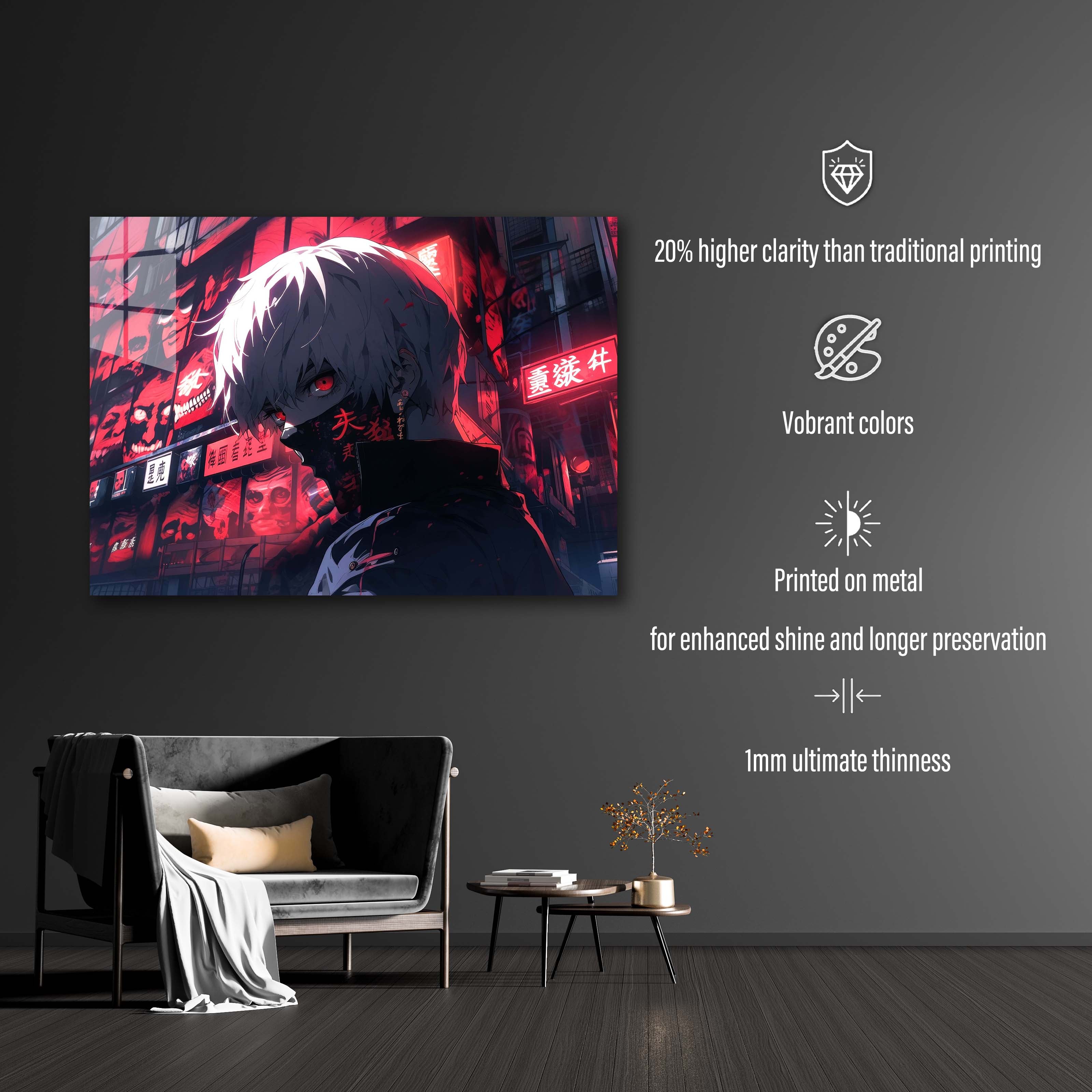 Tokyo Ghoul wallpaper by @visinaire.ai-designed by @visinaire.ai