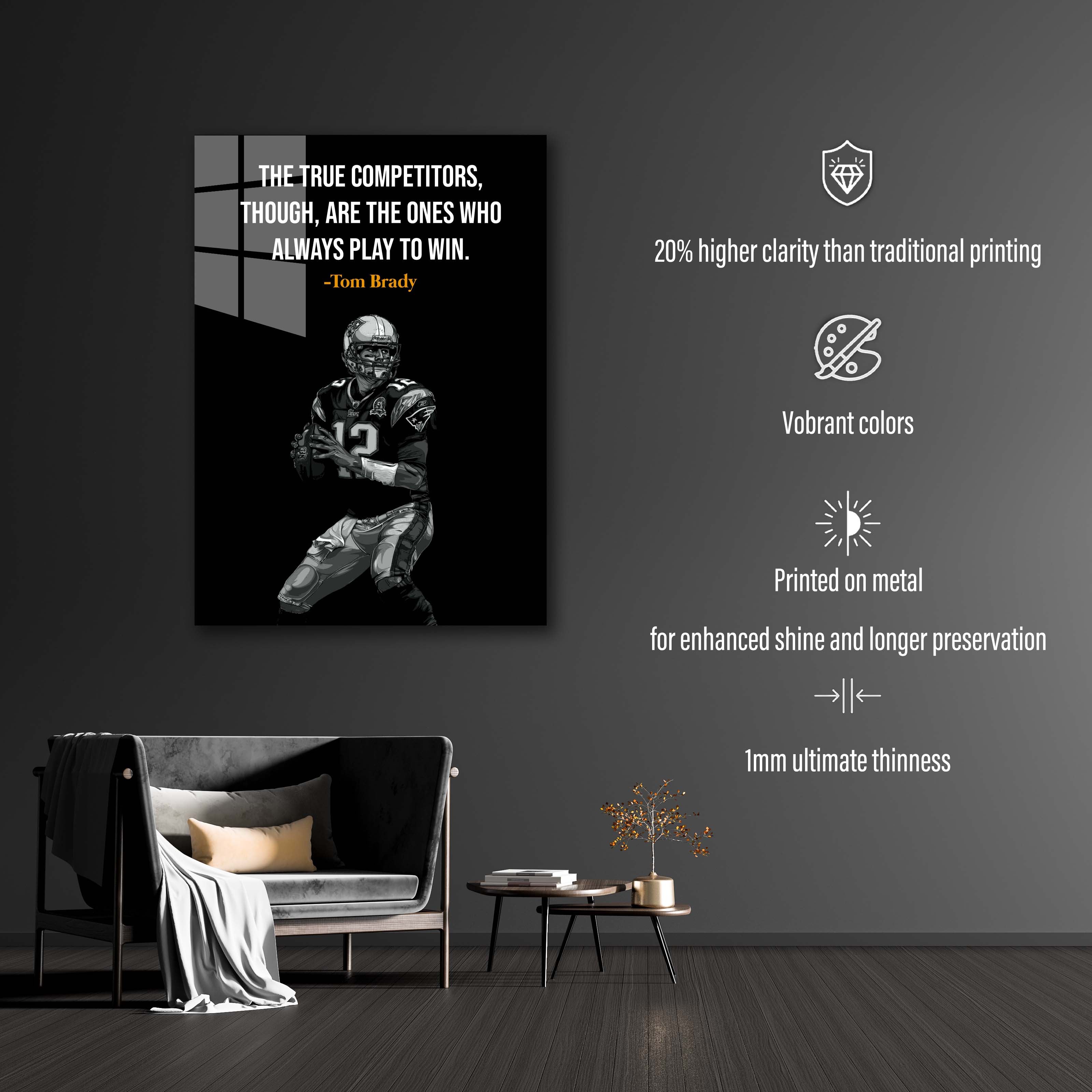 Tom Brady Quotes -designed by @Pus Meong art