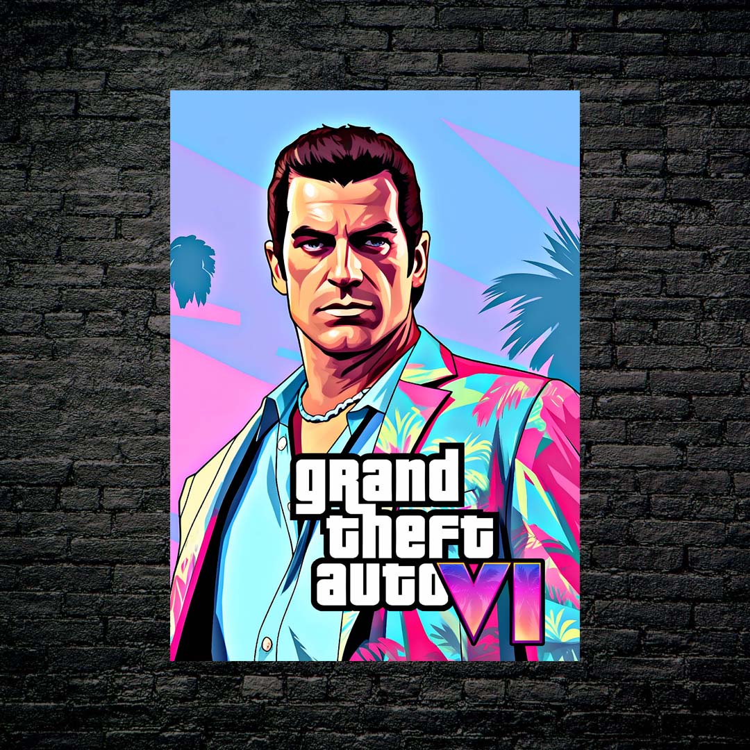 Tommy Vercetti from vice city to gta 6-designed by @Blinkburst