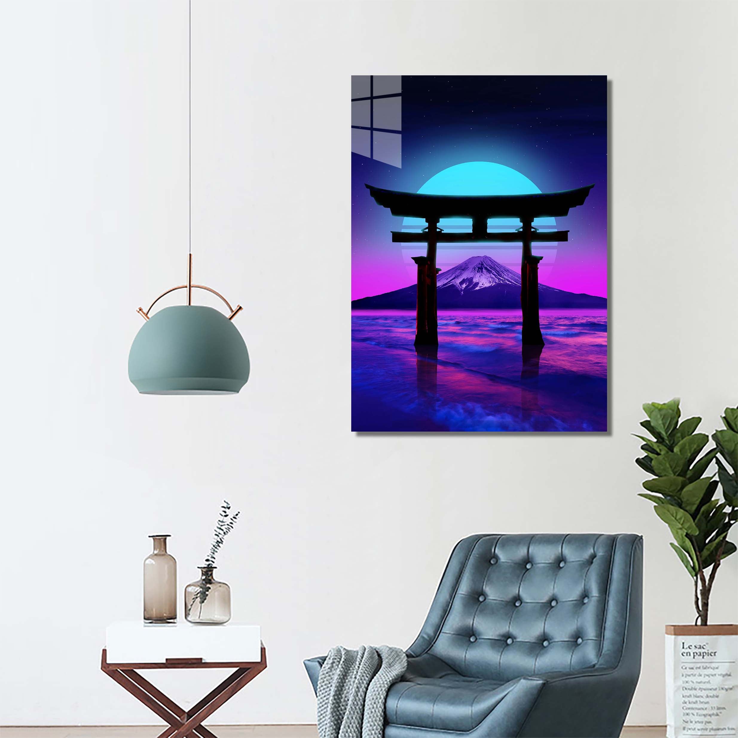 Torii Gate Synthwave-designed by @Inspire Collection