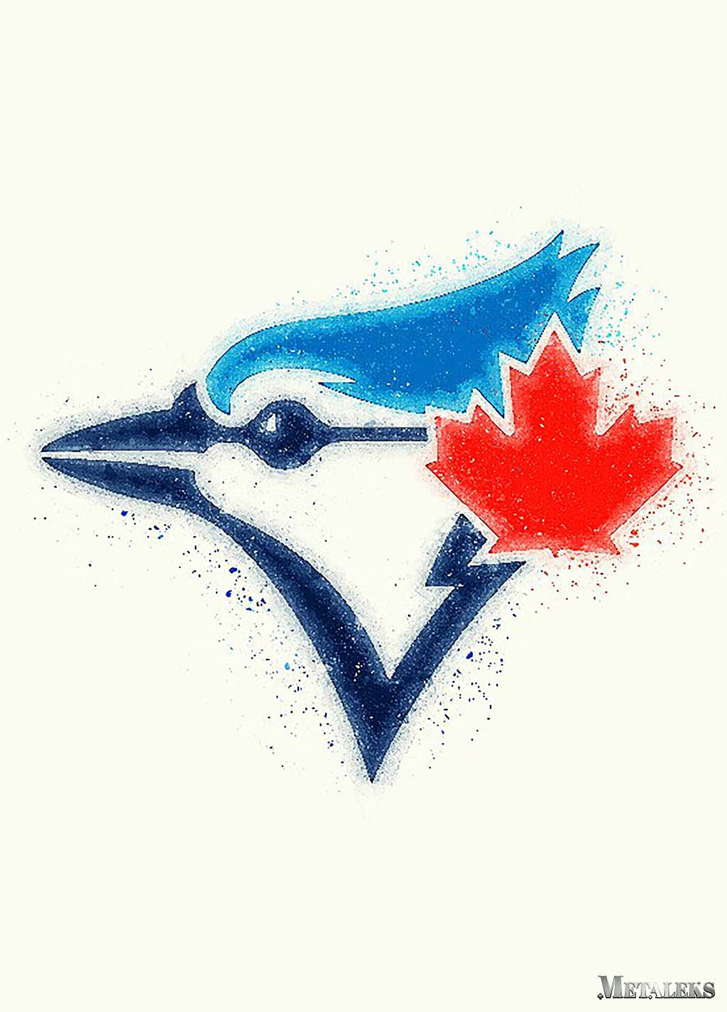 Toronto Blue Jays Watercolor