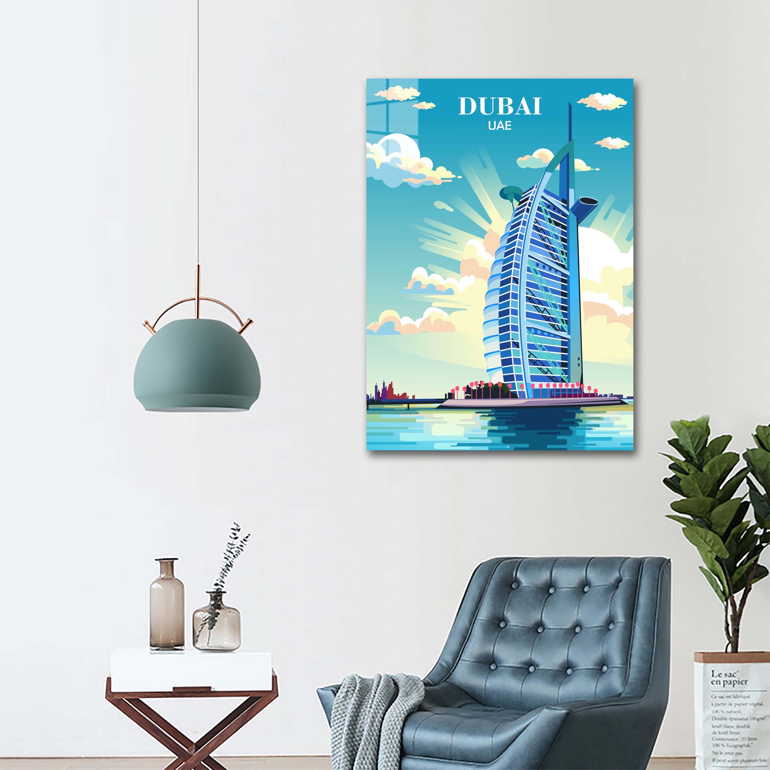 Travel Poster Dubai UAE-designed by @dikasujud