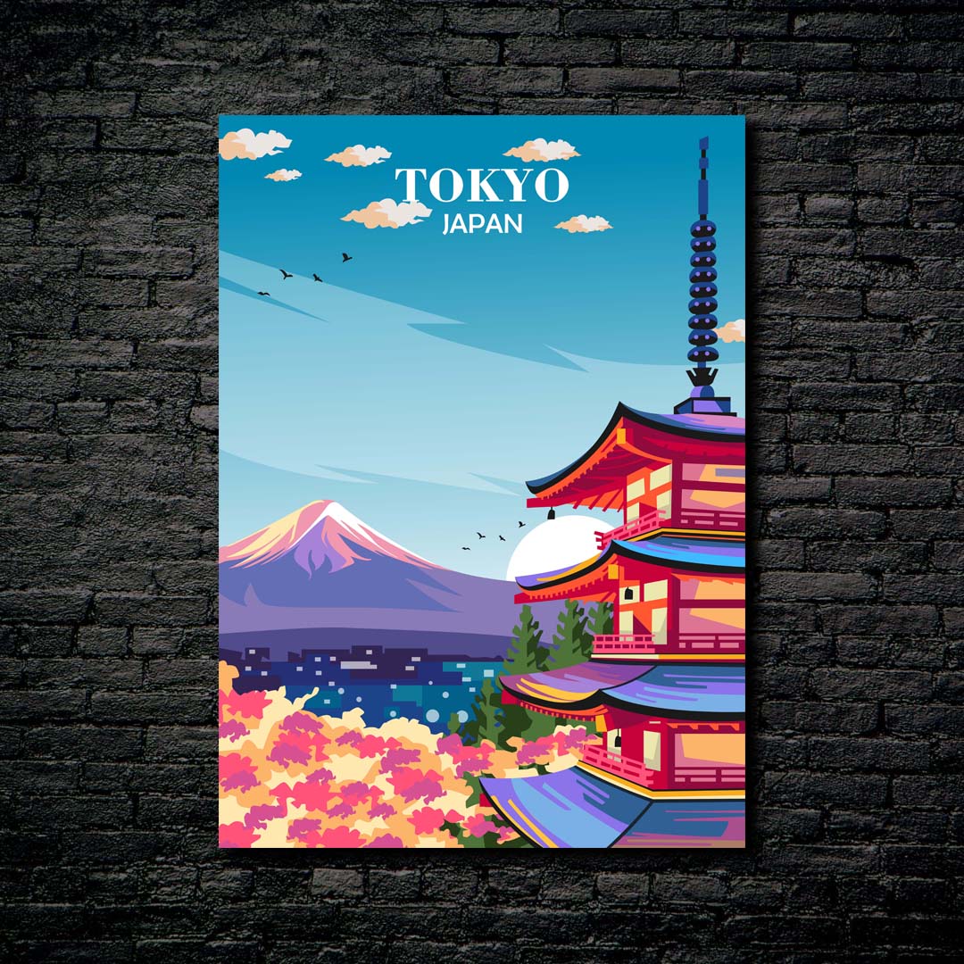 Travel Poster Tokyo Japan-designed by @dikasujud