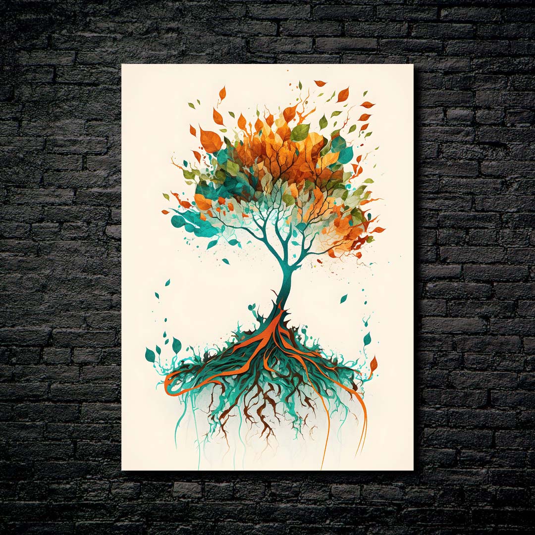 Tree Abstract-designed by @elzart_gallery