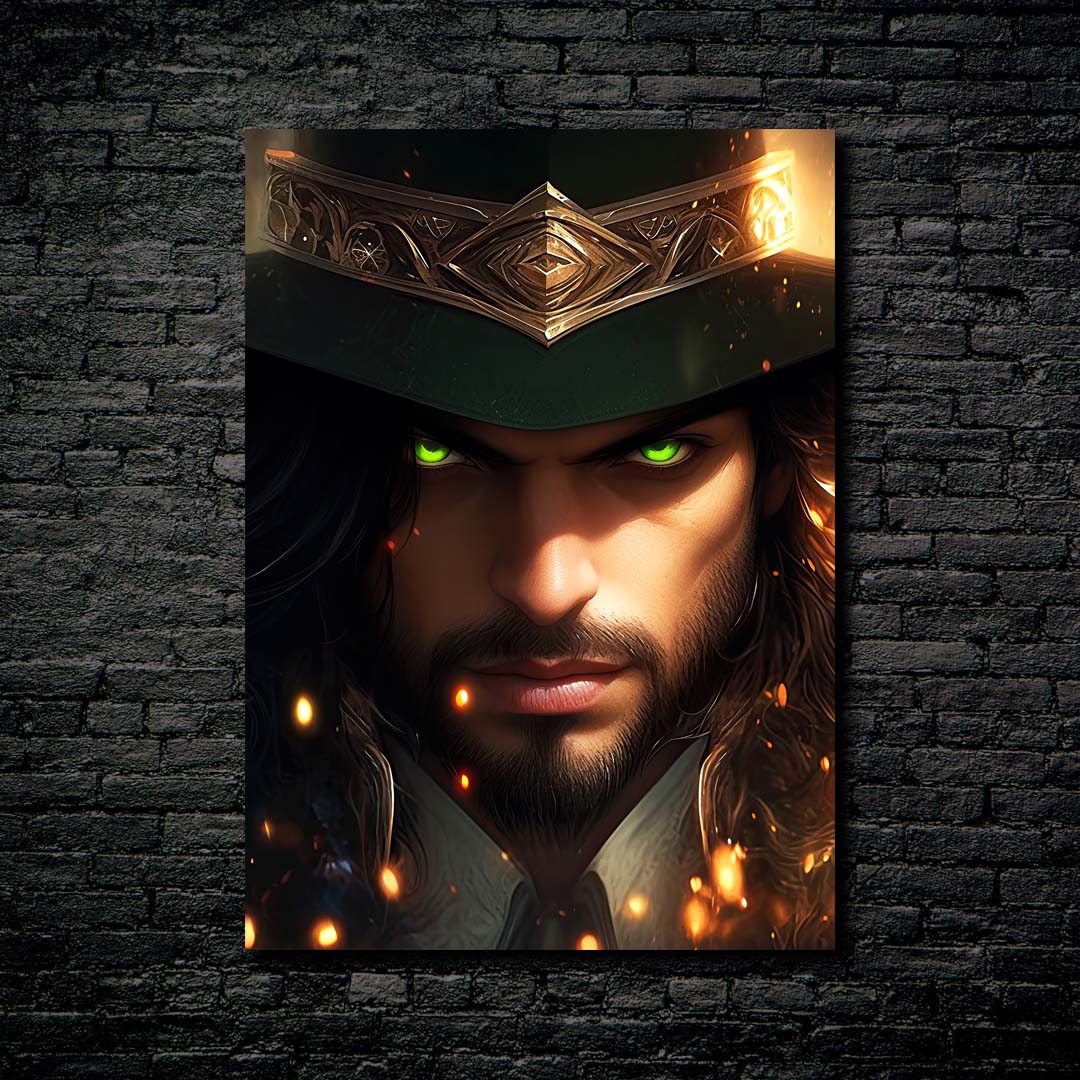 Twisted Fate-Artwork by @Silentheal