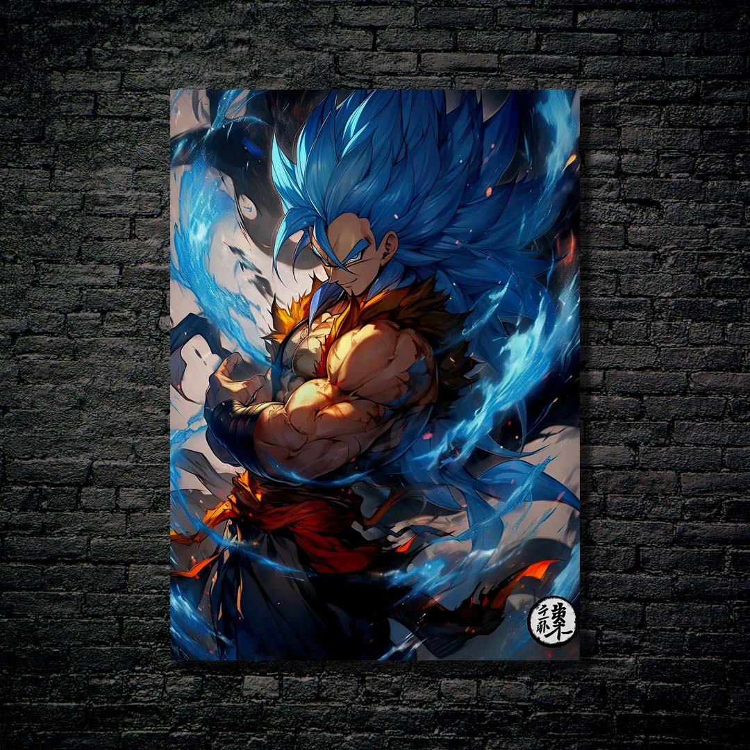 Ultra Blue Vegeta -designed by @An other Mid journey