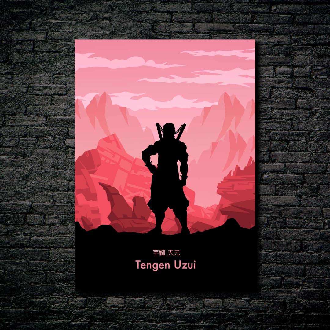 Uzui Tengen Minimalist Art