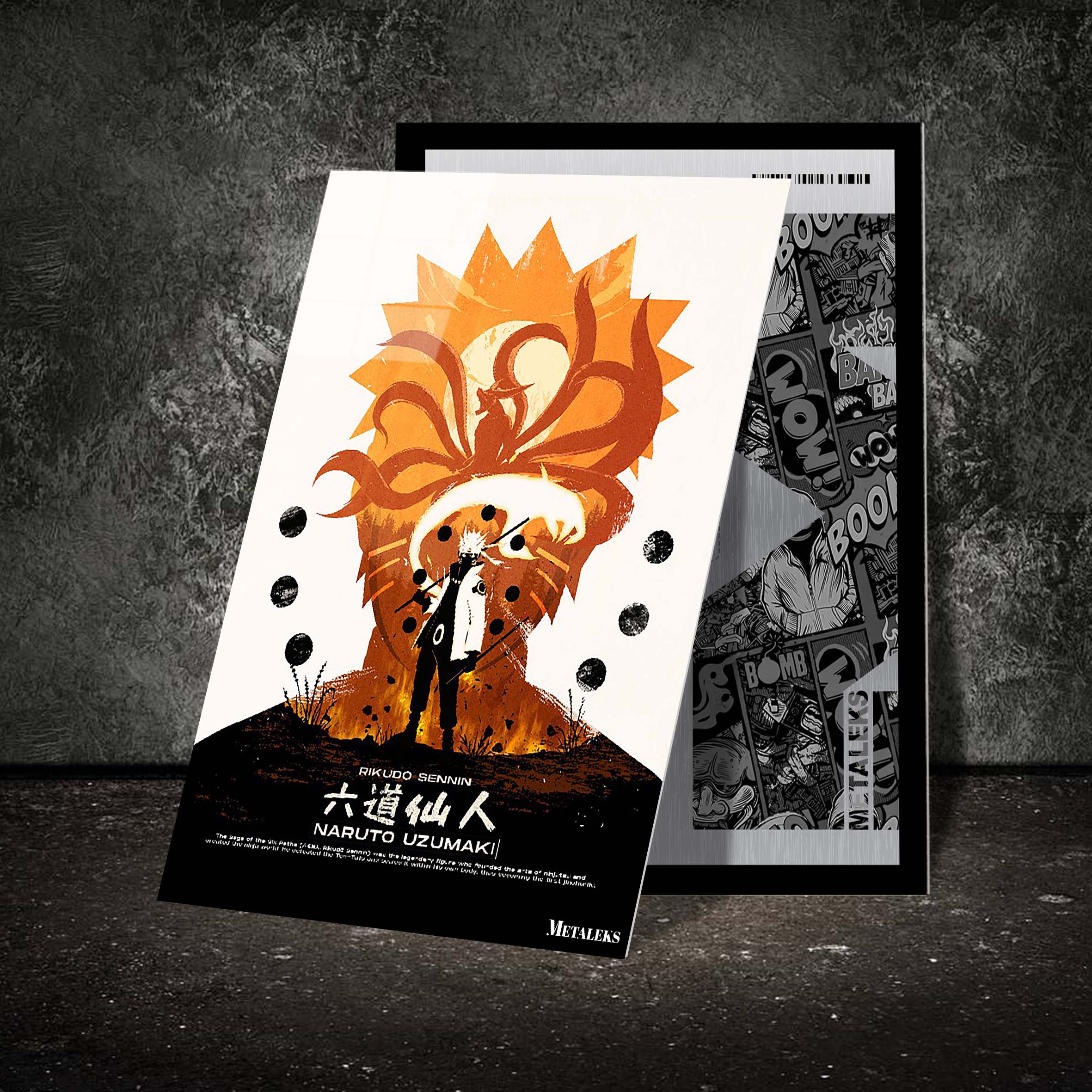 Uzumaki Naruto!(Minimalist Art)-designed by @Zero Illustrated