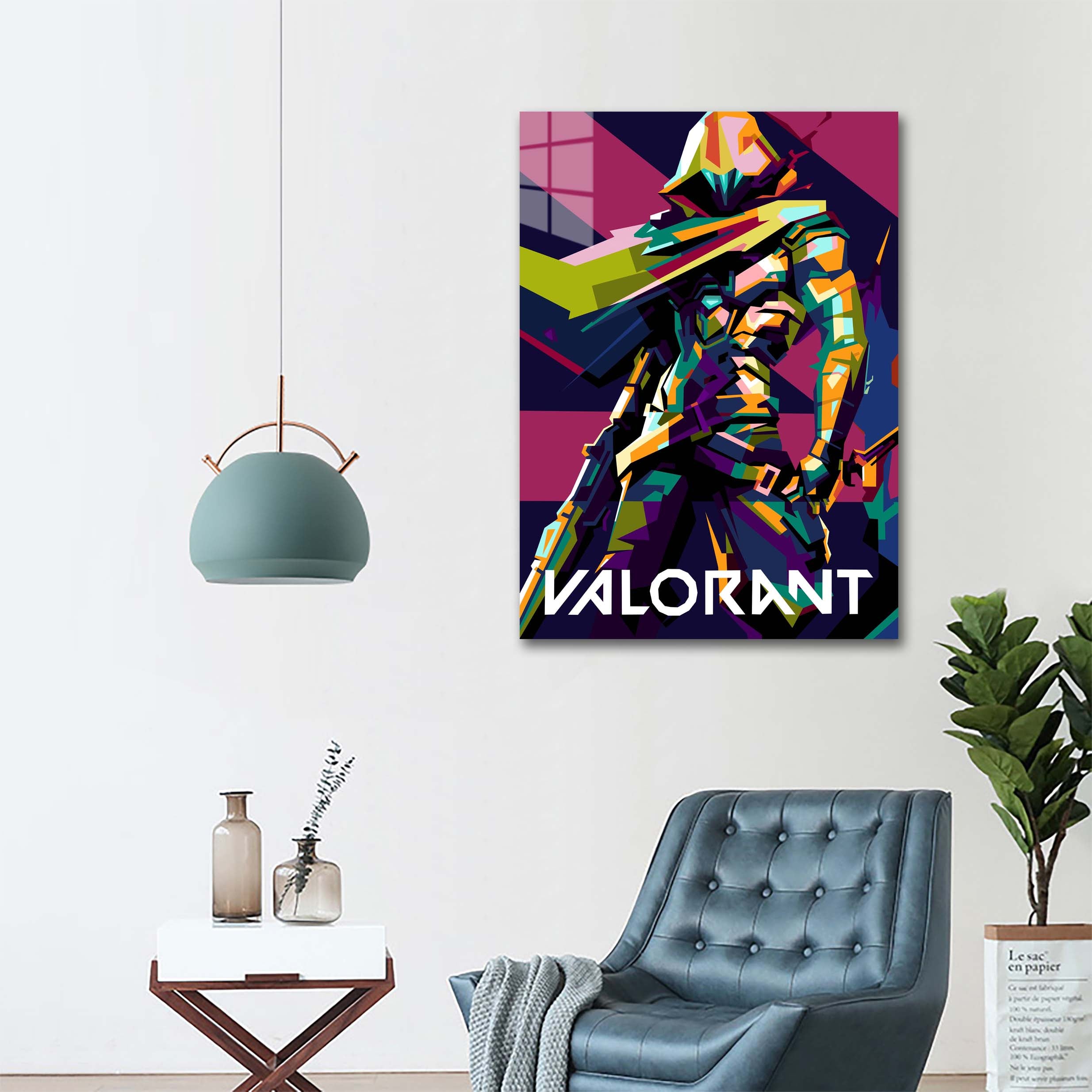 Valorant in wpap pop art-designed by @Amirudin kosong enam