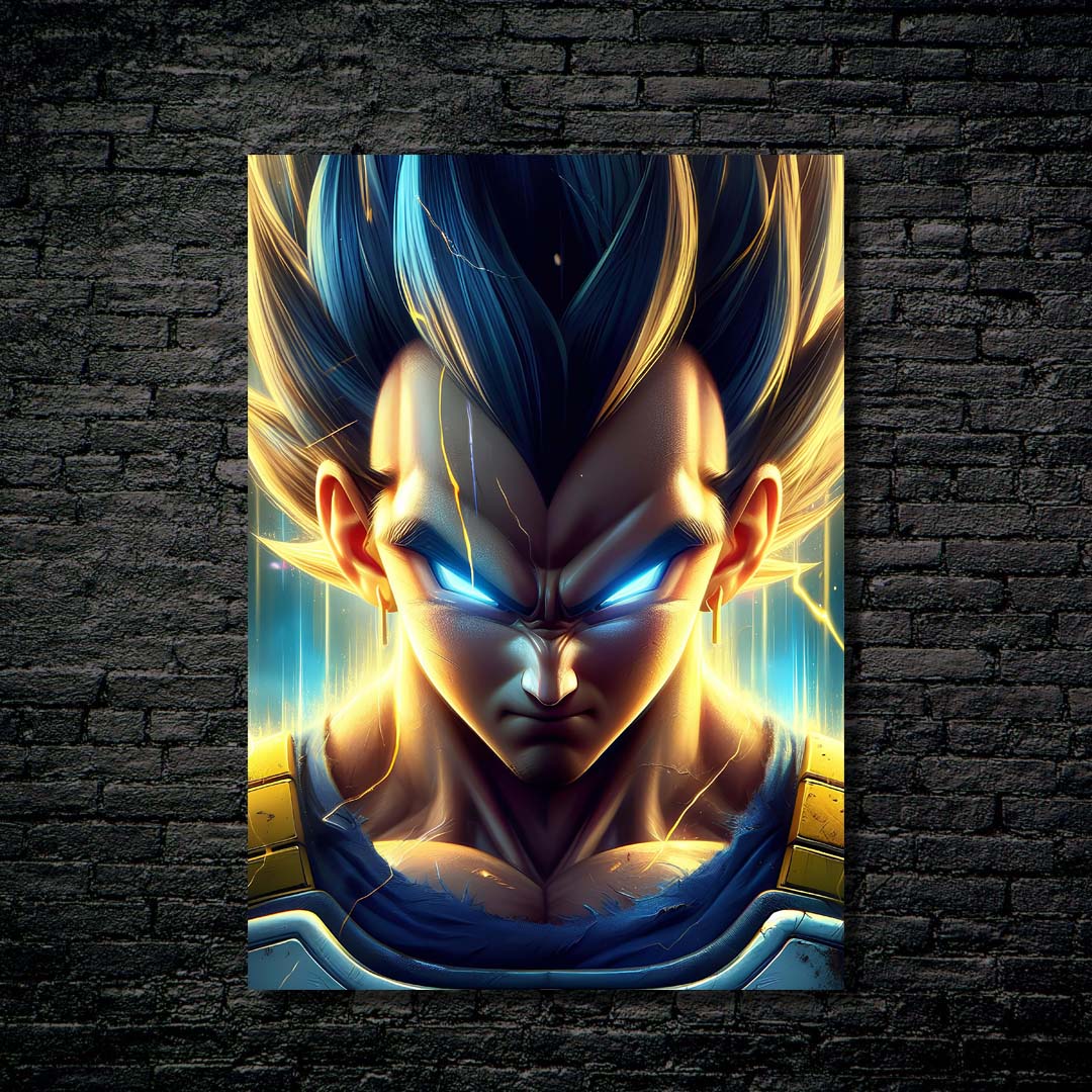 Vegeta 3d portrait -designed by @RITVIK TAKKAR