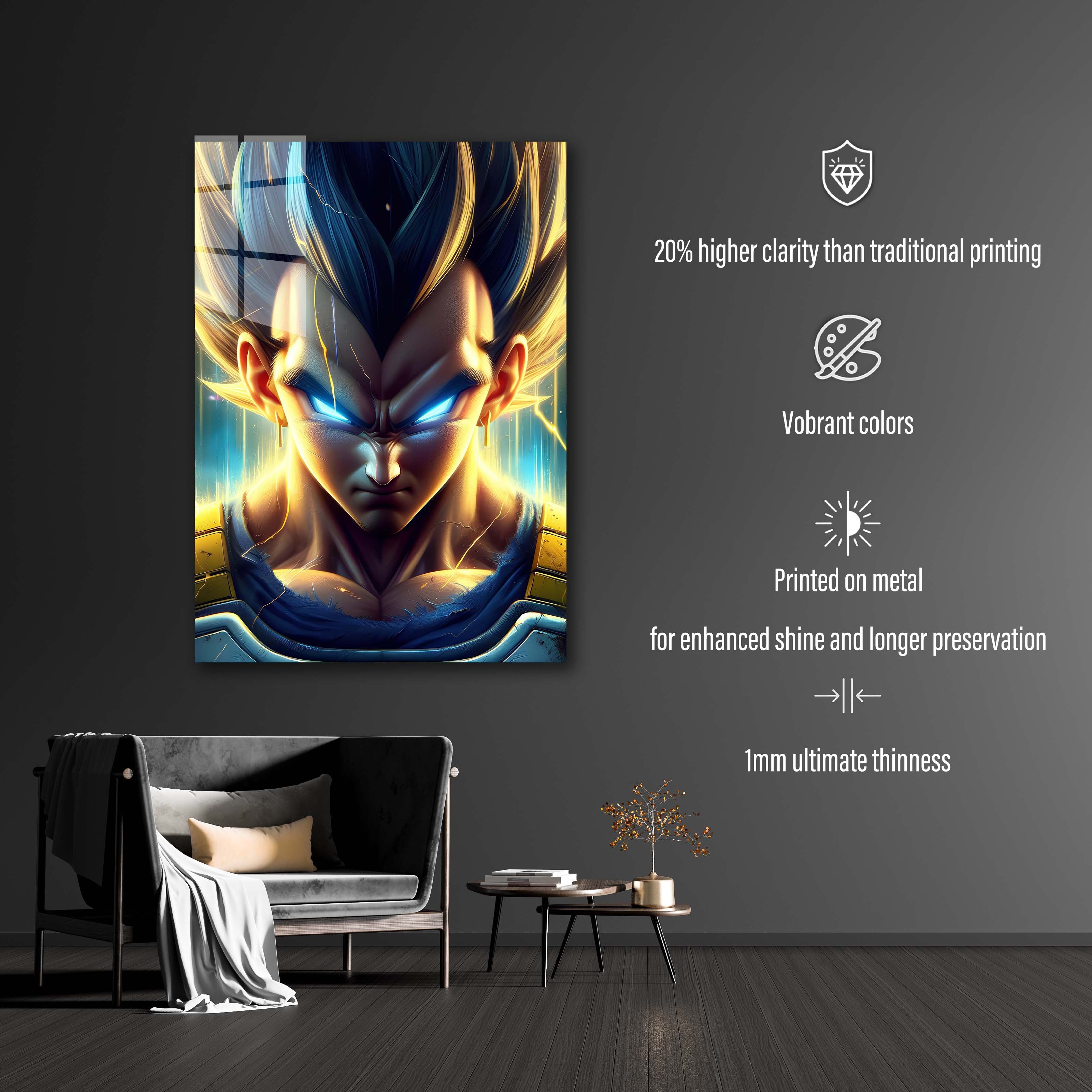 Vegeta 3d portrait -designed by @RITVIK TAKKAR