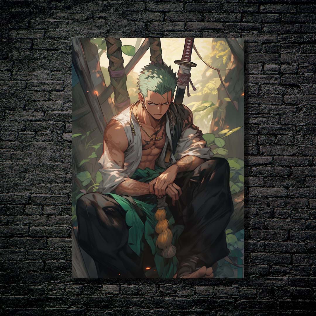 Wado Ichimonji's Oath_ Zoro's Unswerving Dedication-designed by @theanimecrossover