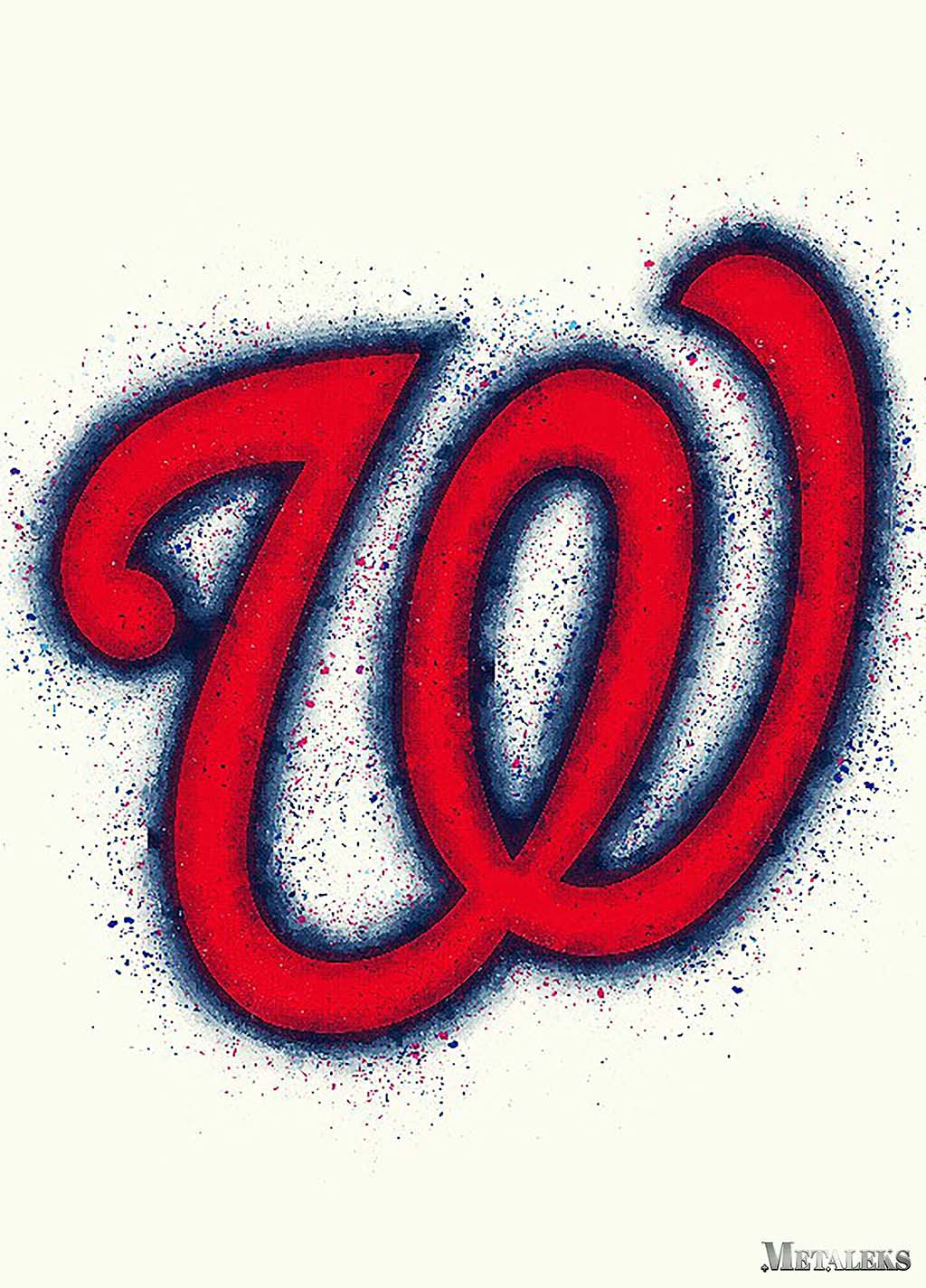 Washington Nationals Watercolor