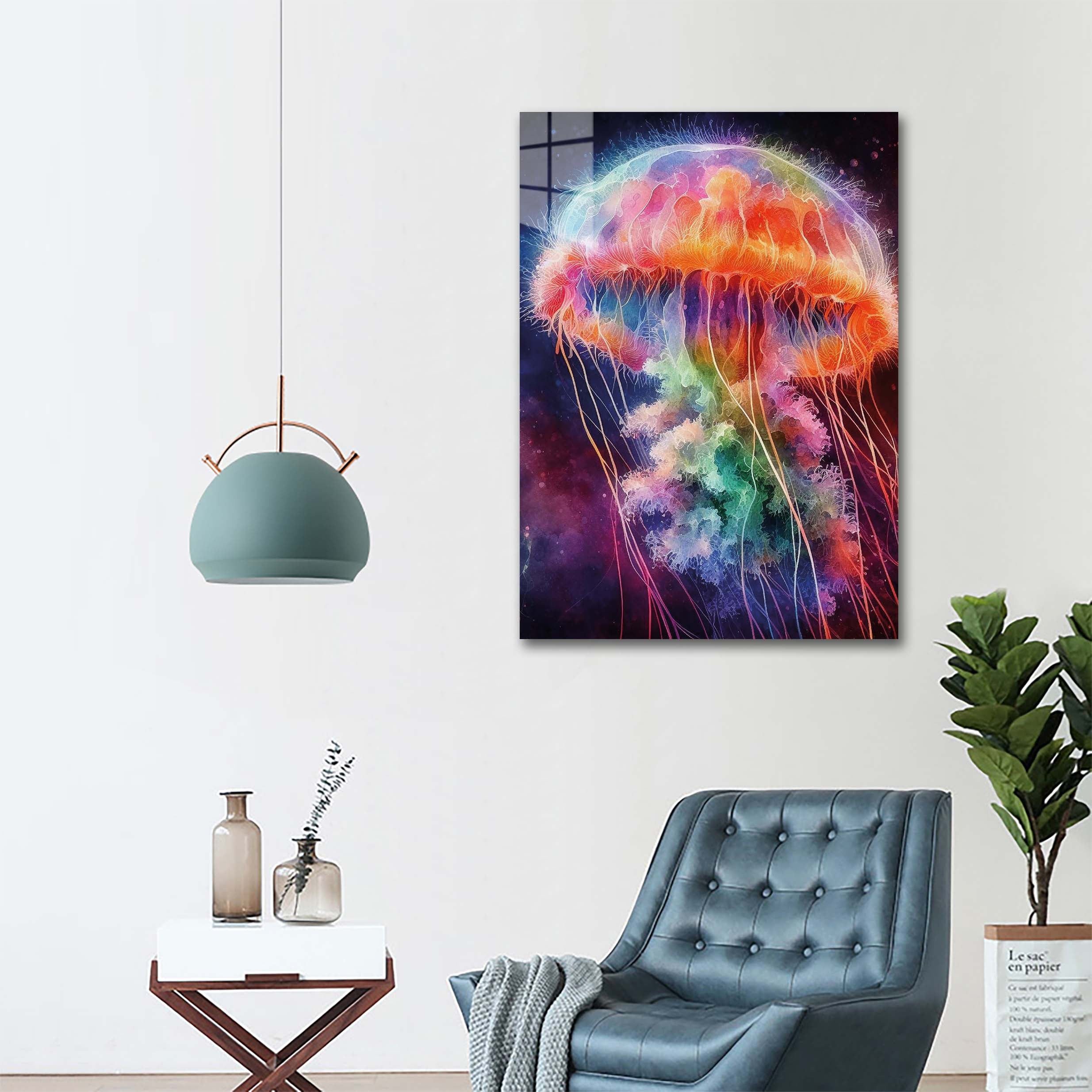 Watercolor Jellyfish-designed by @Krizeggers