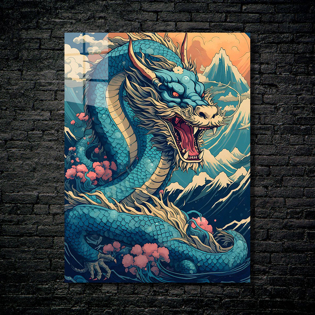 Ondas e dragões-Artwork by @Artsopolis