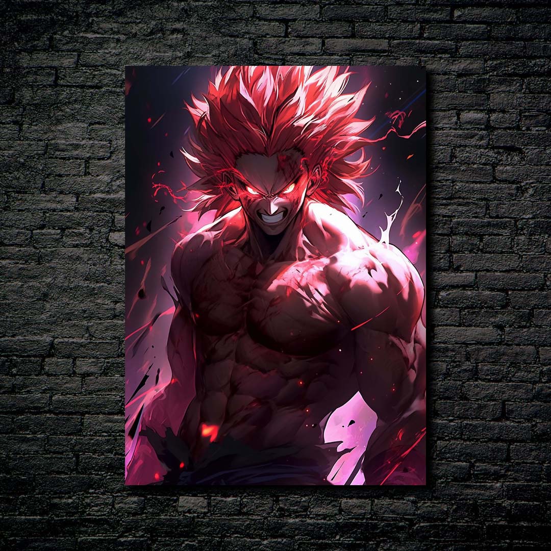 Yujiro Hanma (5)-Poster, picture, metal print,handmade | Metaleks