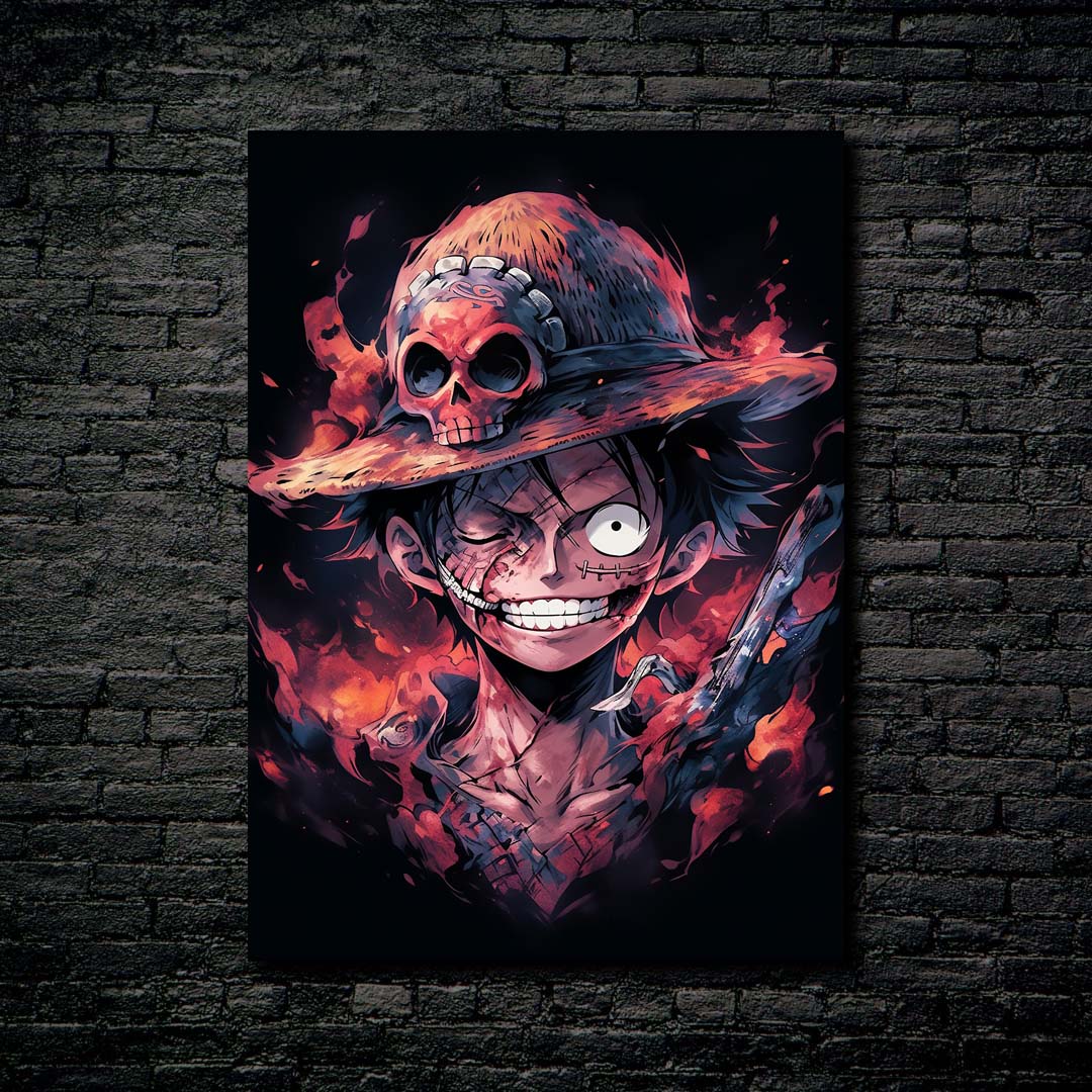 🎃Zombie_Luffy-Artwork by @DELGAIVIDEO