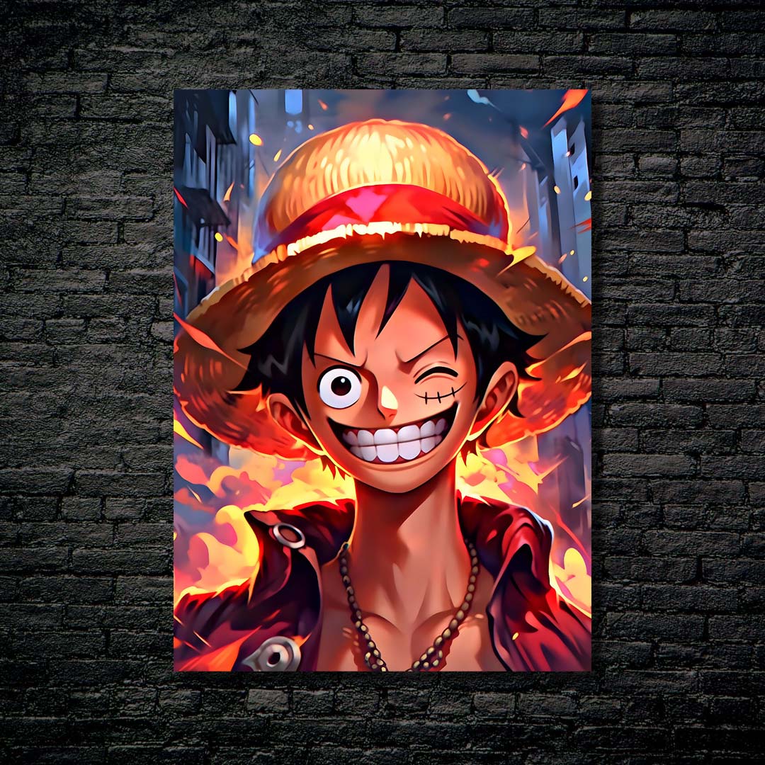 Zoom Portrait of Monkey D luffy-designed by @Vid_M@tion