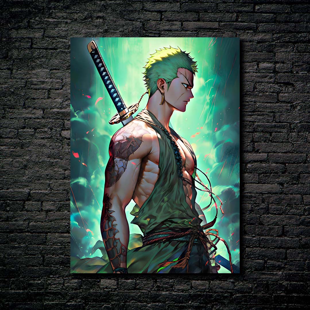 Zoro Roronoa from One Piece -designed by @Vid_M@tion