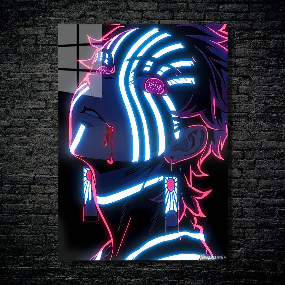 akaza neon art