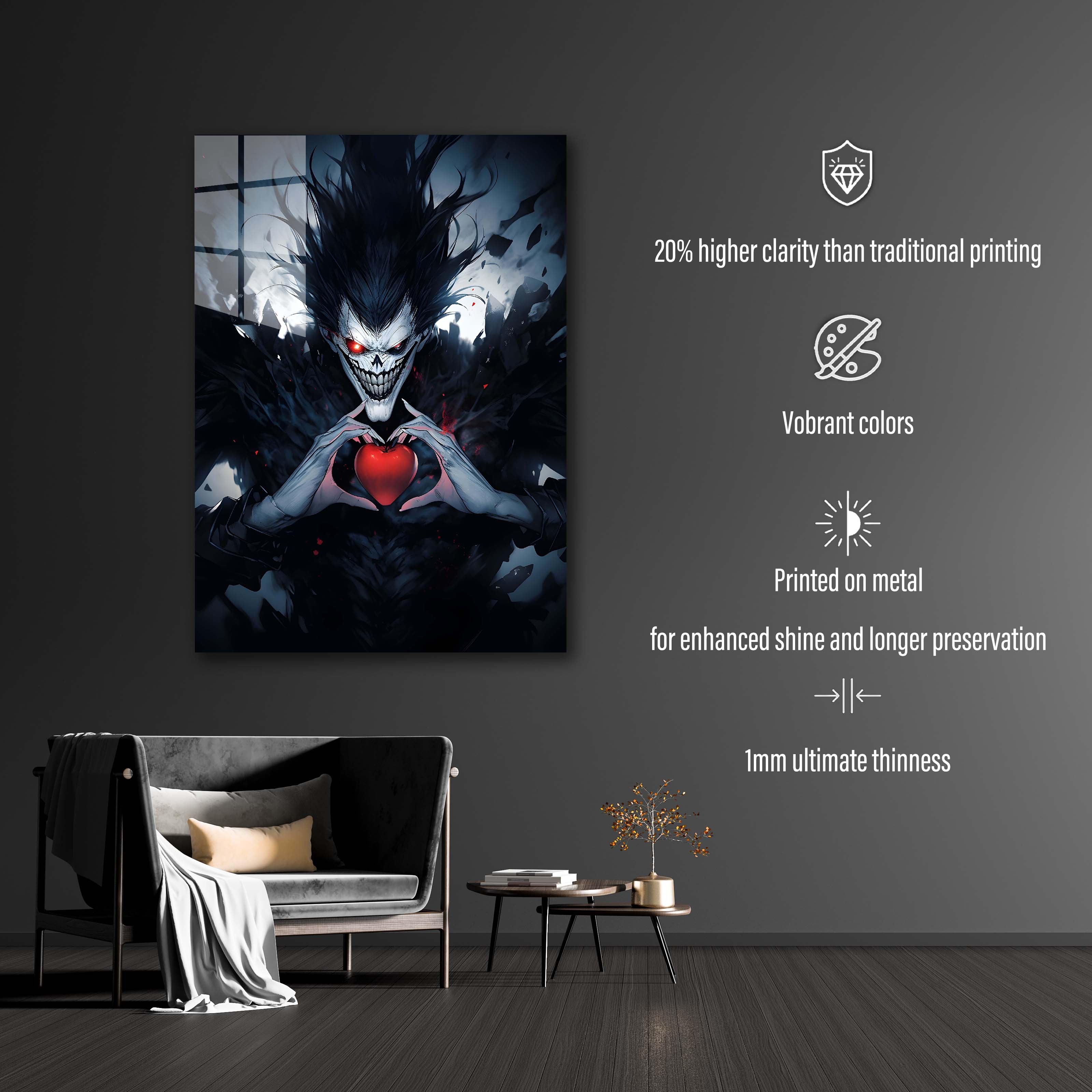 anime death note ryuk-designed by @Aiartmal