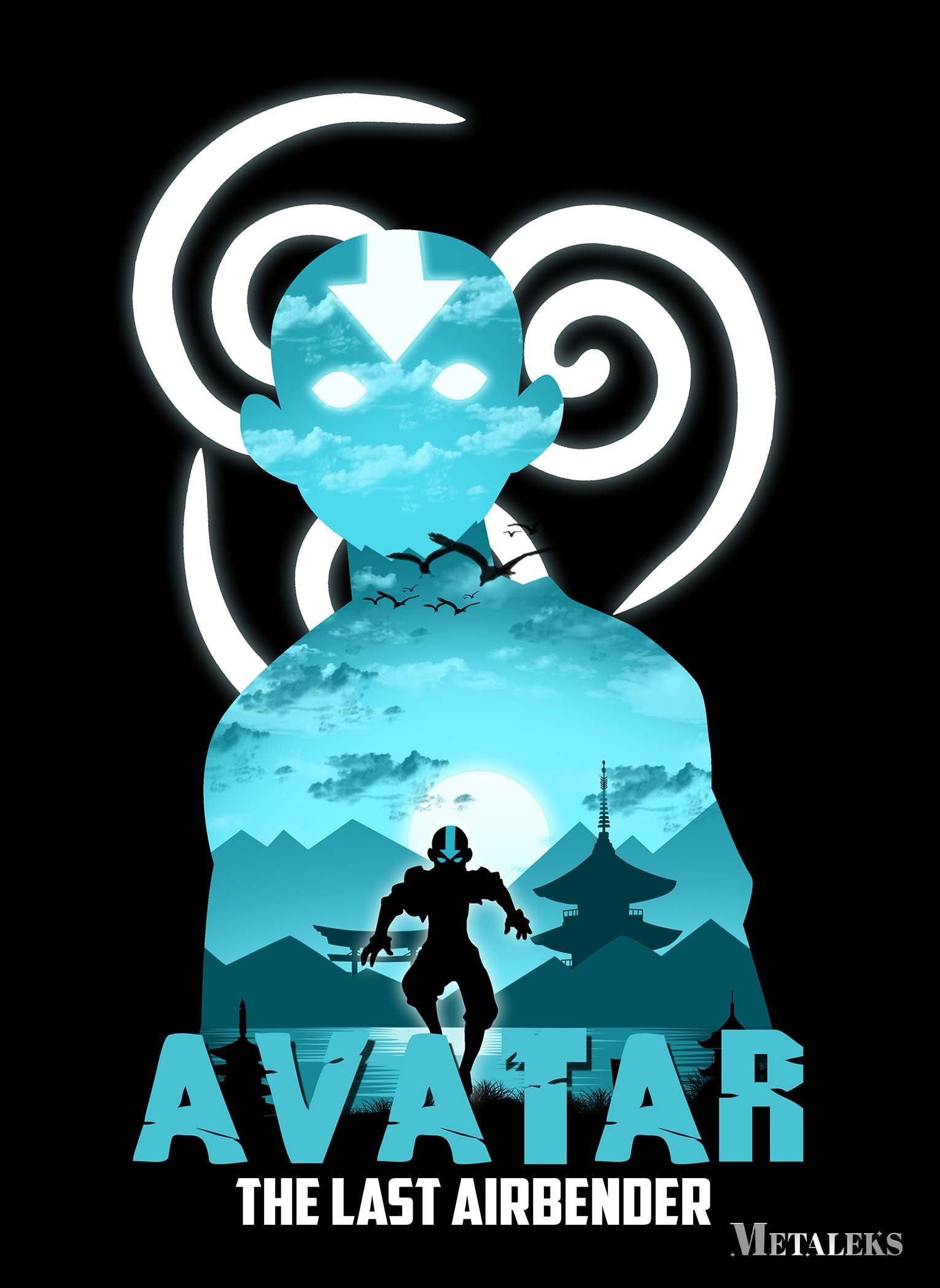 avatar Aang silhouette