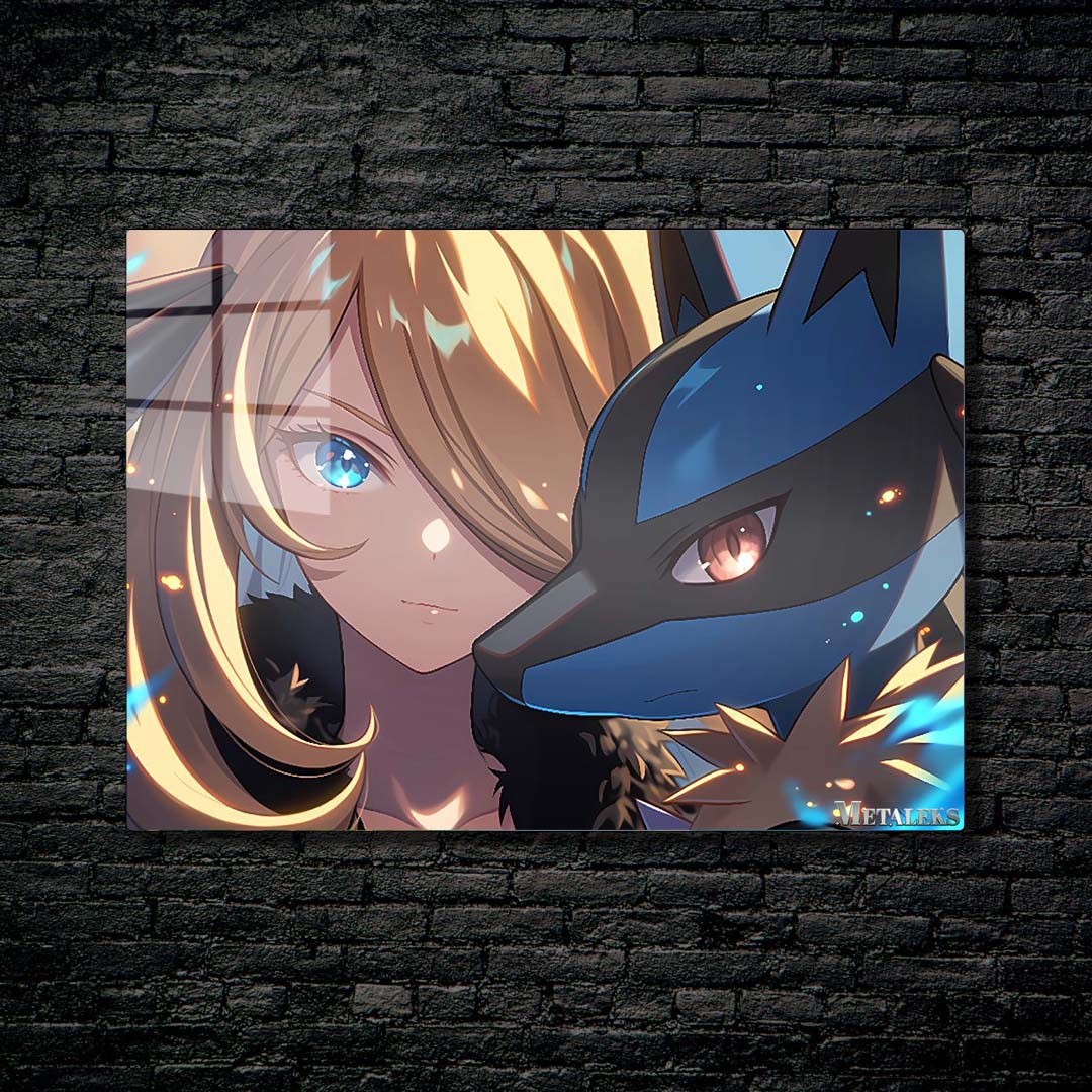 champion cynthia and lucario -2