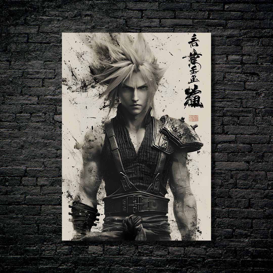 cloud strife art-designed by @By_Monkai