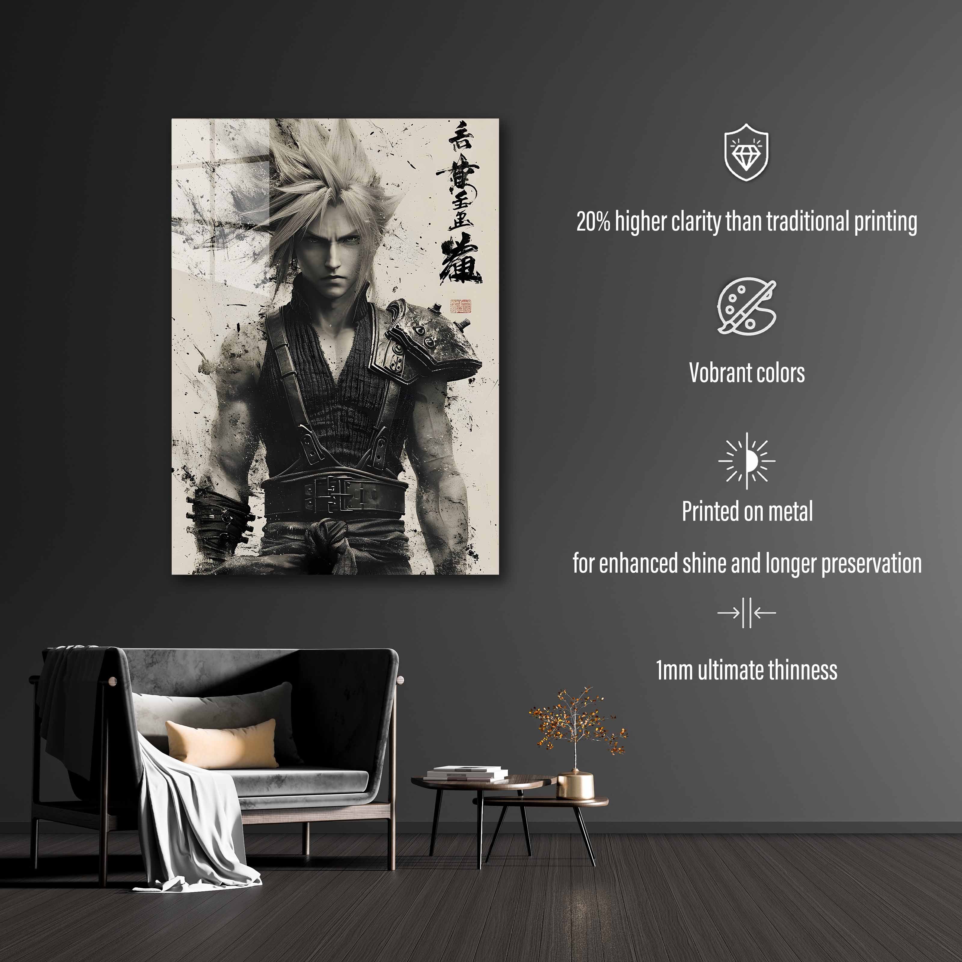 cloud strife art-designed by @By_Monkai