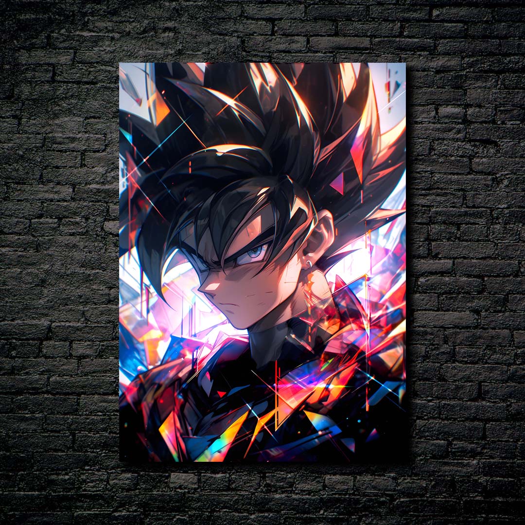 colourful shine Goku-designed by -designed by @By_Monkai