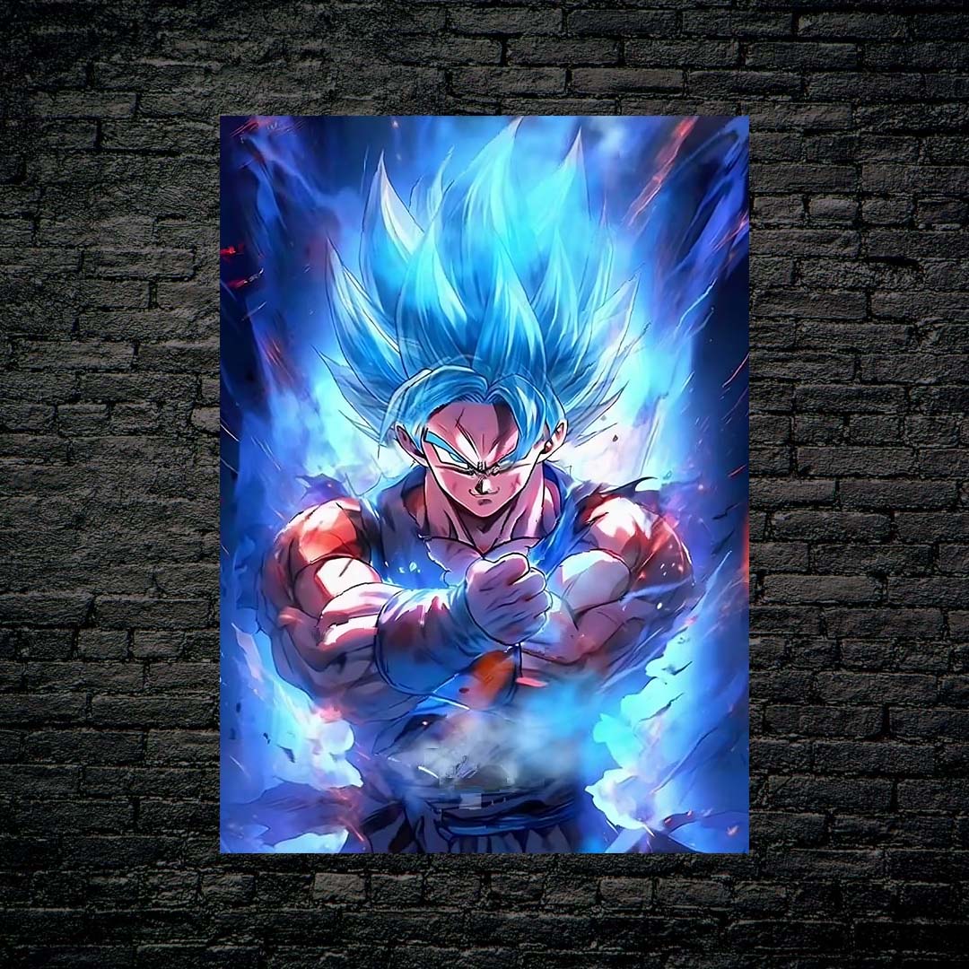 Goku blue-Artwork by @SyanArt