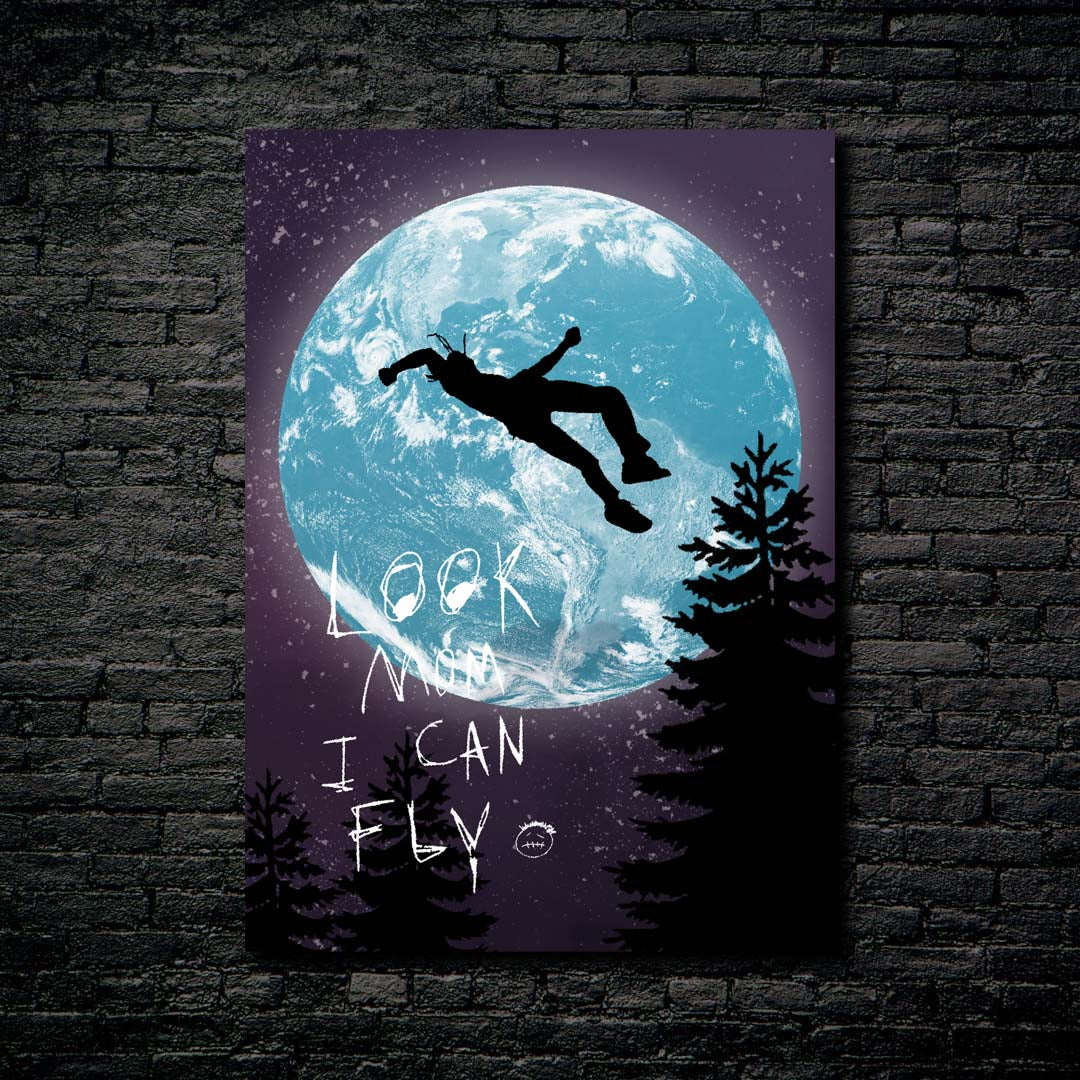 fly out earth-designed by @snekhype