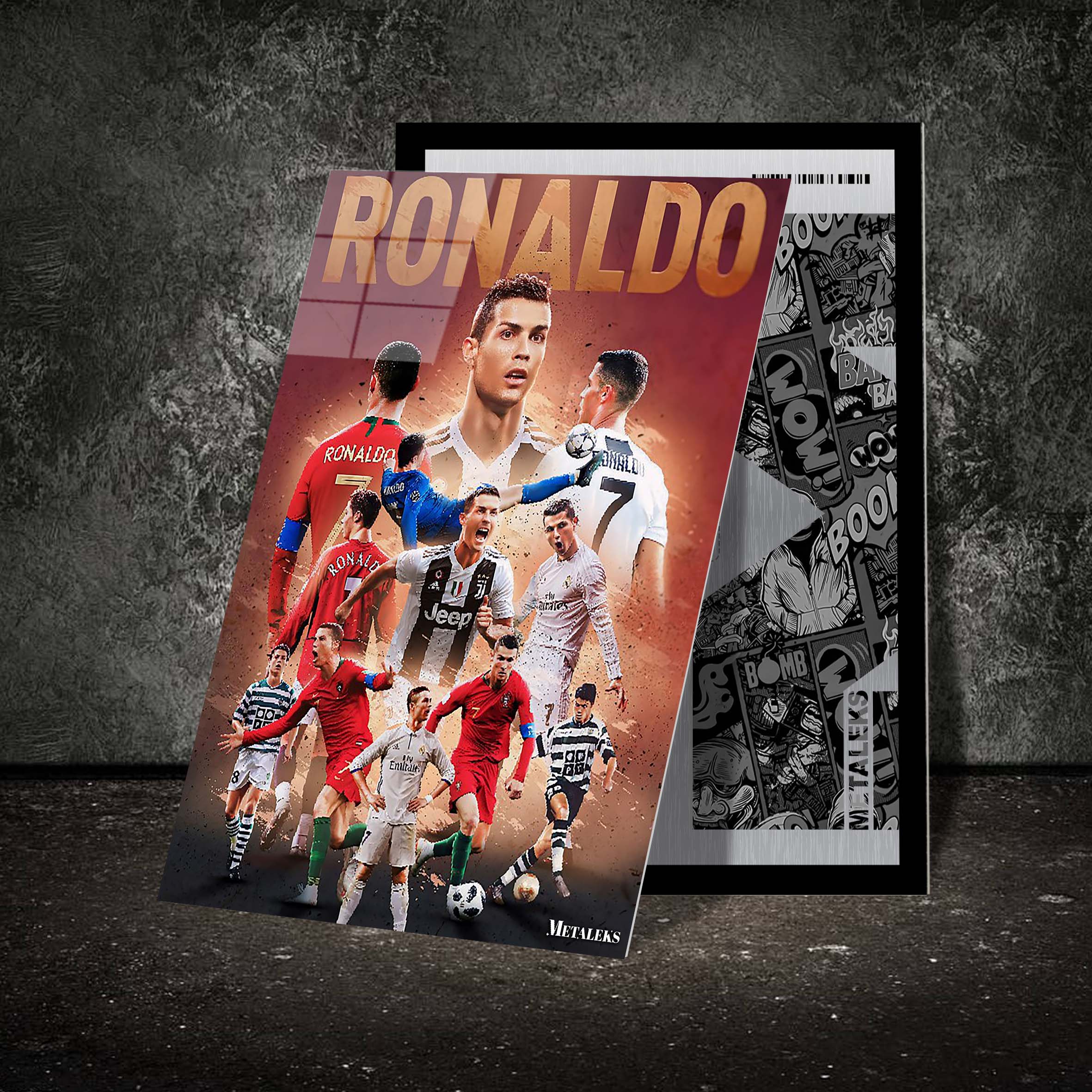 footballer Career Cristiano Ronaldo-designed by @Wif Print