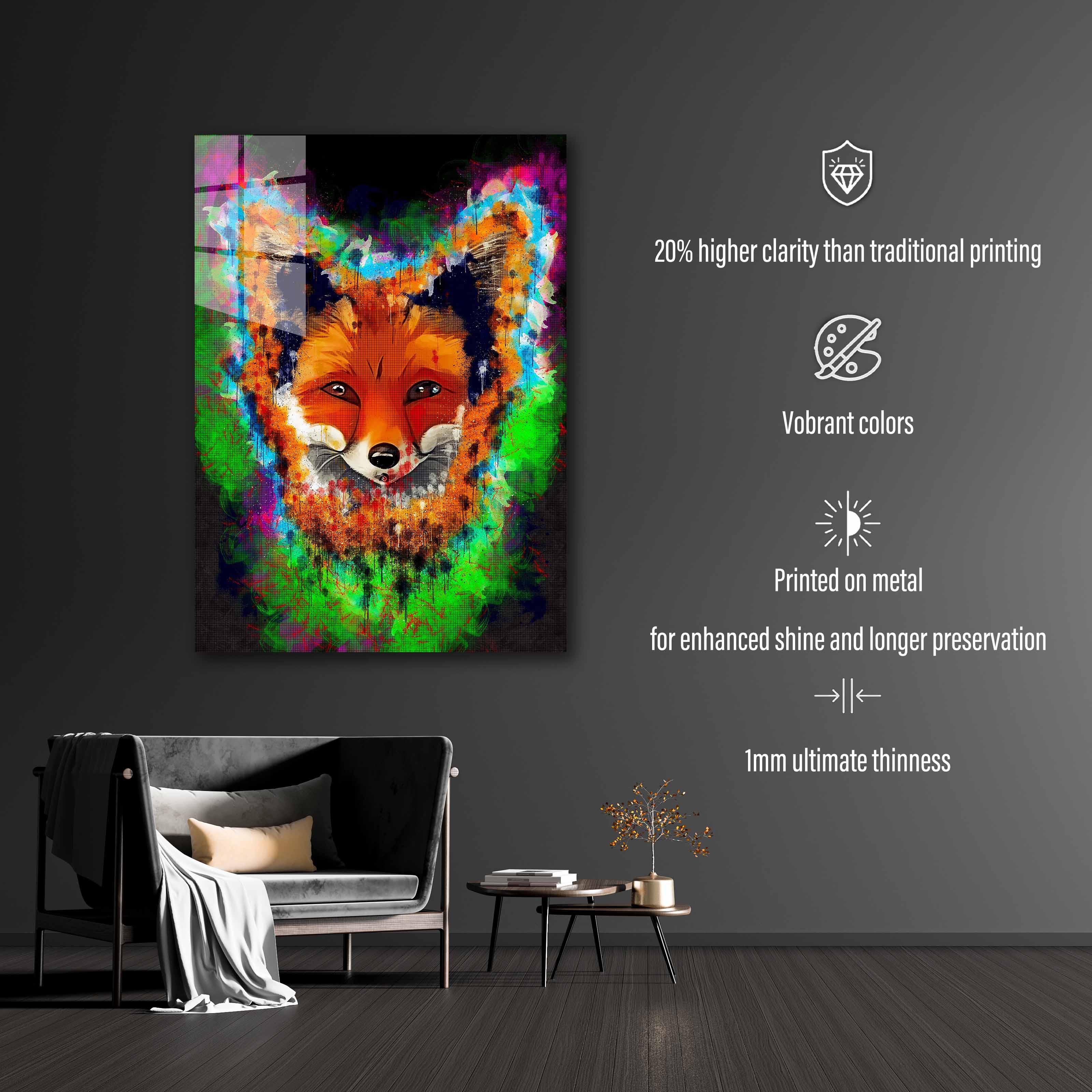 fox painter-Artwork by @rizal.az