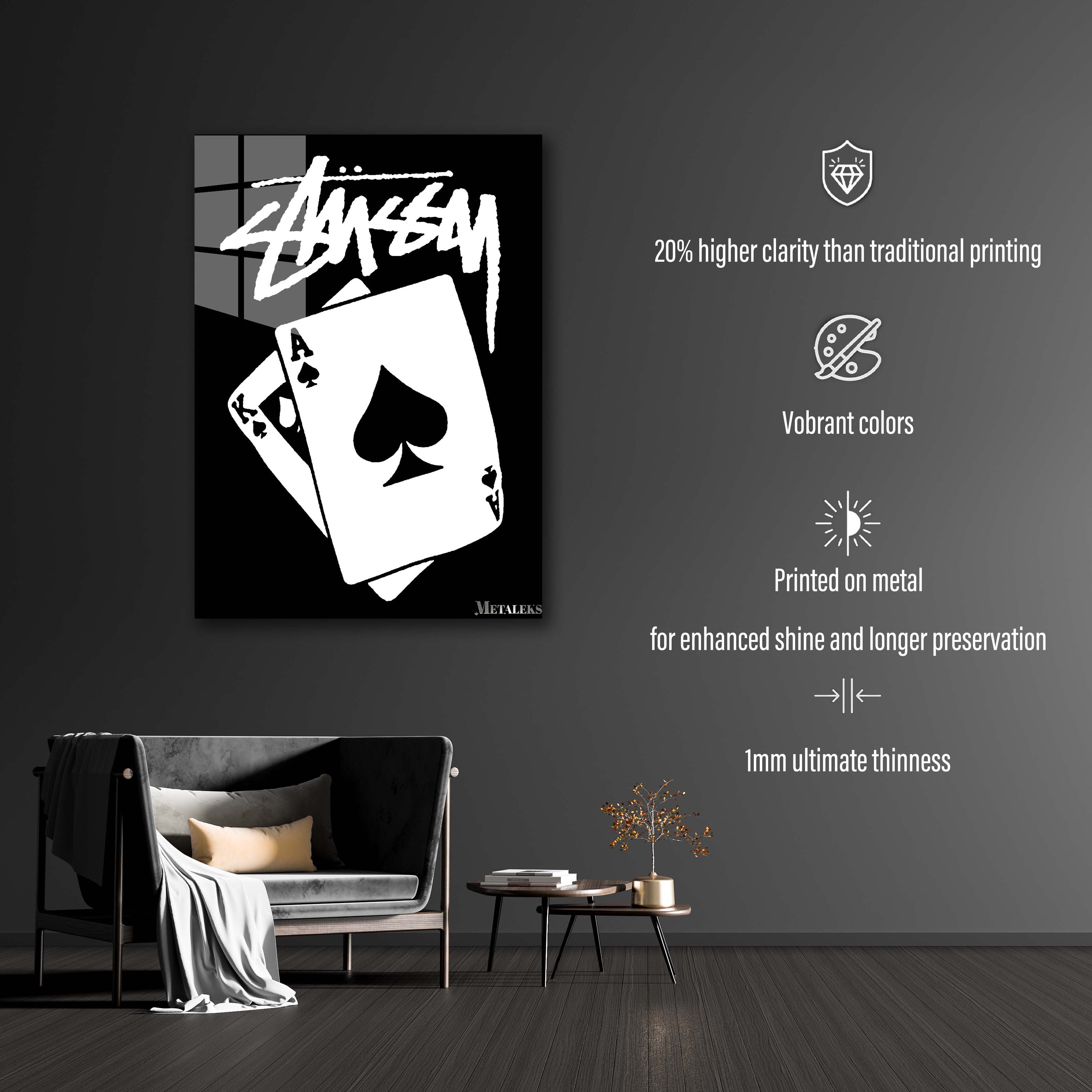 hypebesat card black white-designed by @snekhype